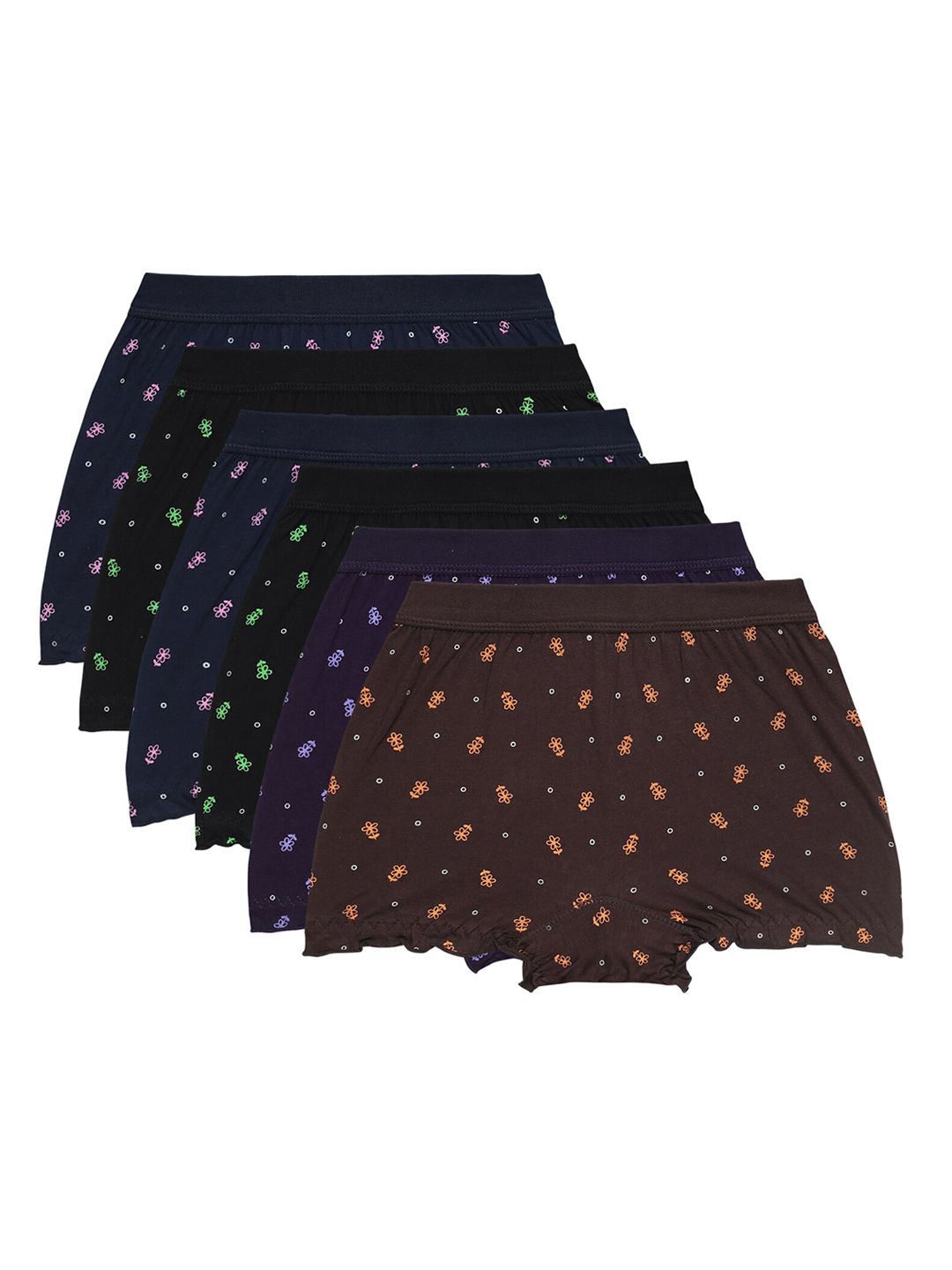 Bodycare Kids Pack Of 6 Assorted Cotton Basic Briefs-picture-34