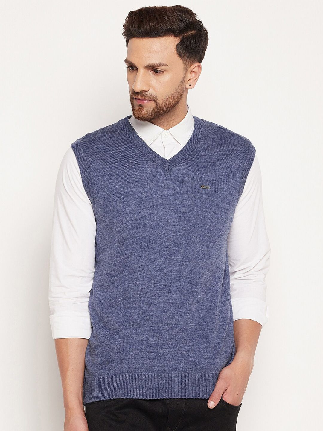 Duke Men Blue Sweater Vest Price History