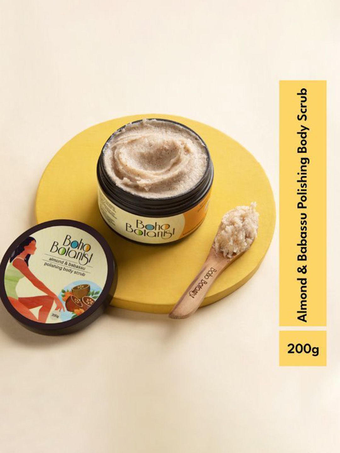 Boho Botanist Almond & Babassu Polishing Body Scrub 200 g-picture-28