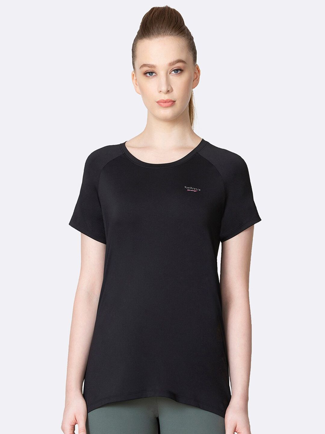 Van Heusen Women Antibacterial Round Neck T-Shirt-picture-50