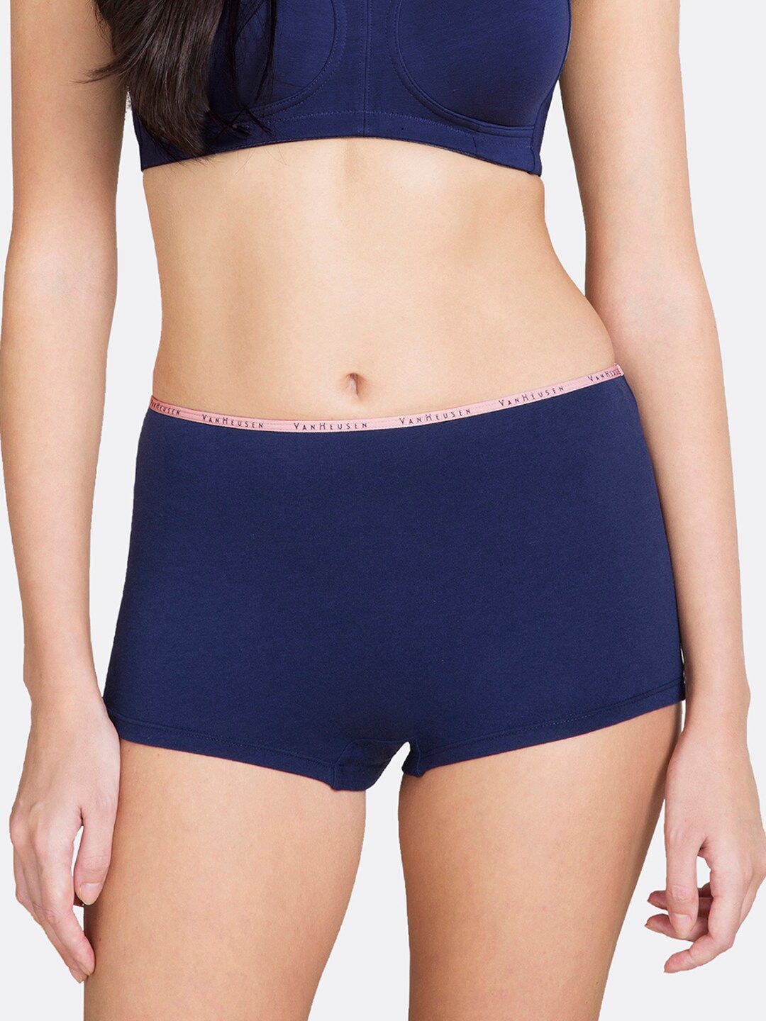 Van Heusen Women Deep Sea Navy Antibacterial Quick Dry Boy Shorts ILCSABLSDSN11116-picture-10