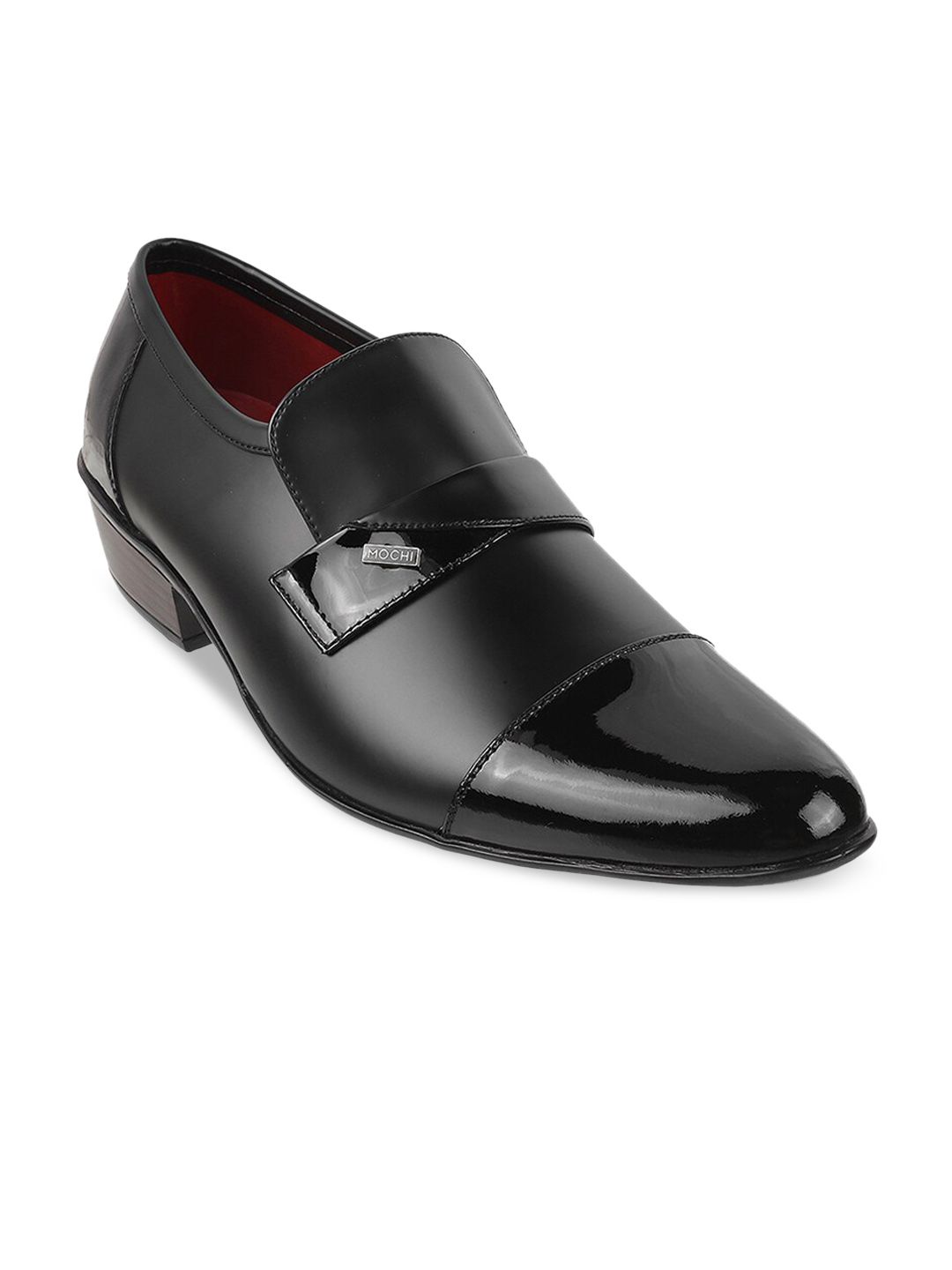 Mochi Men Black Solid Slip-Ons-picture-11