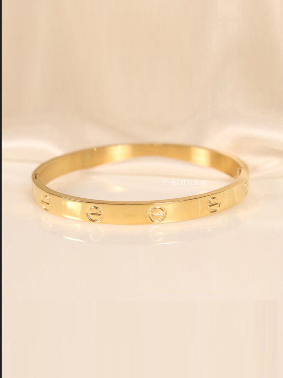 Jewels Galaxy Women Gold-Toned Gold-Plated Kada Bracelet-picture-28