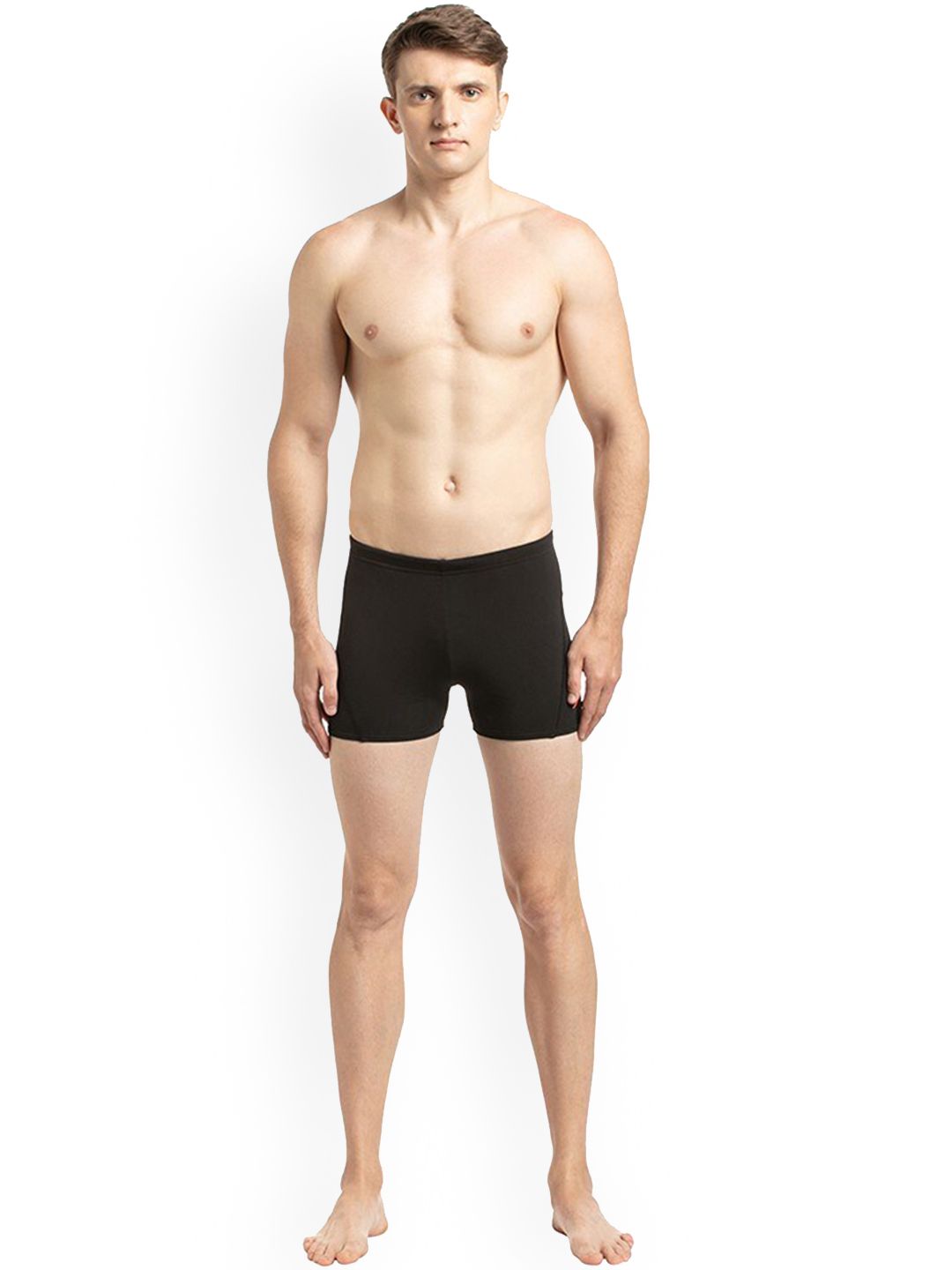 Speedo Men Black Solid Swim Shorts-image-12