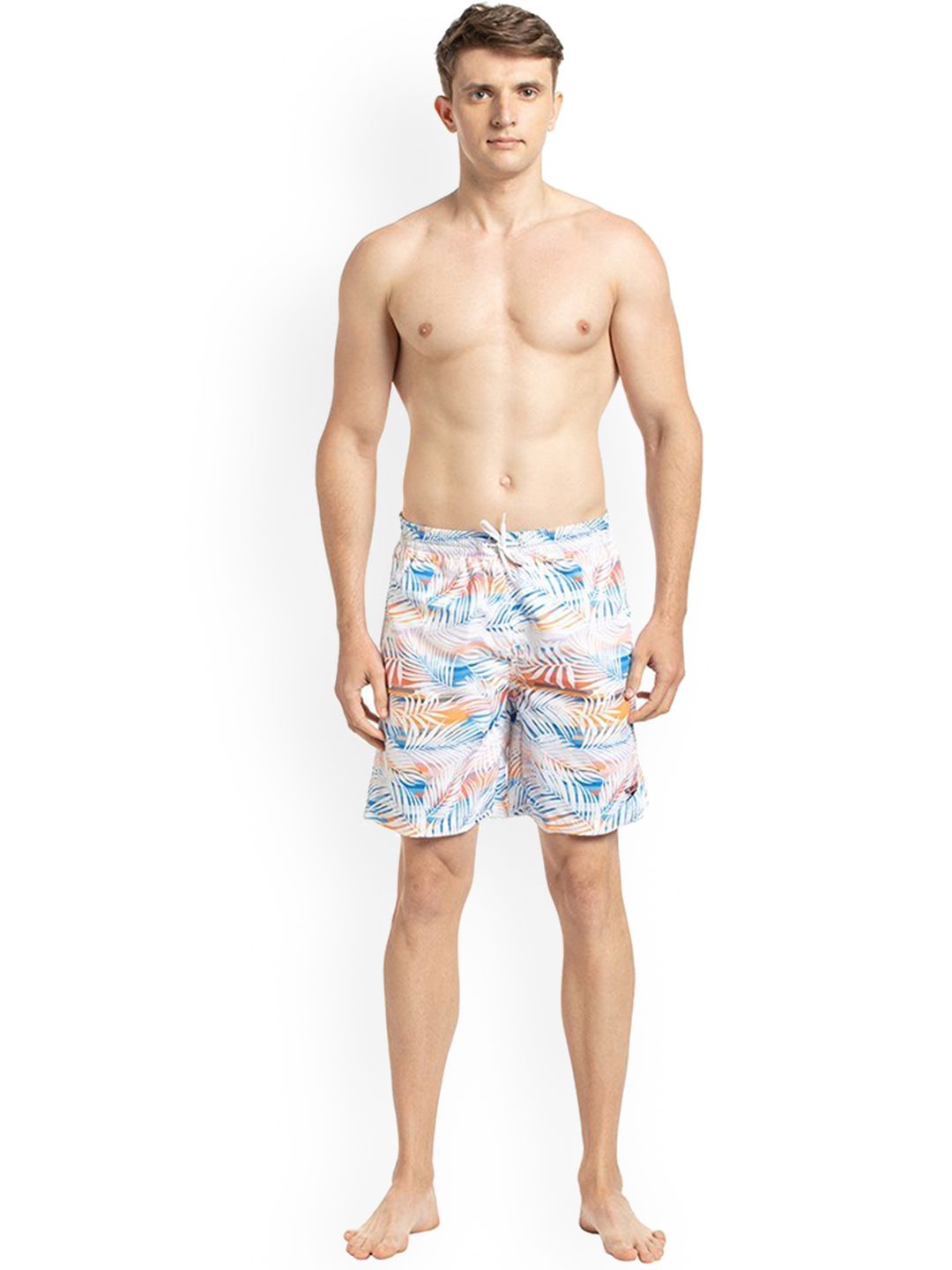 Speedo Men Blue Printed Am Essential Vintage 18 Ws Swim Bottoms-picture-25