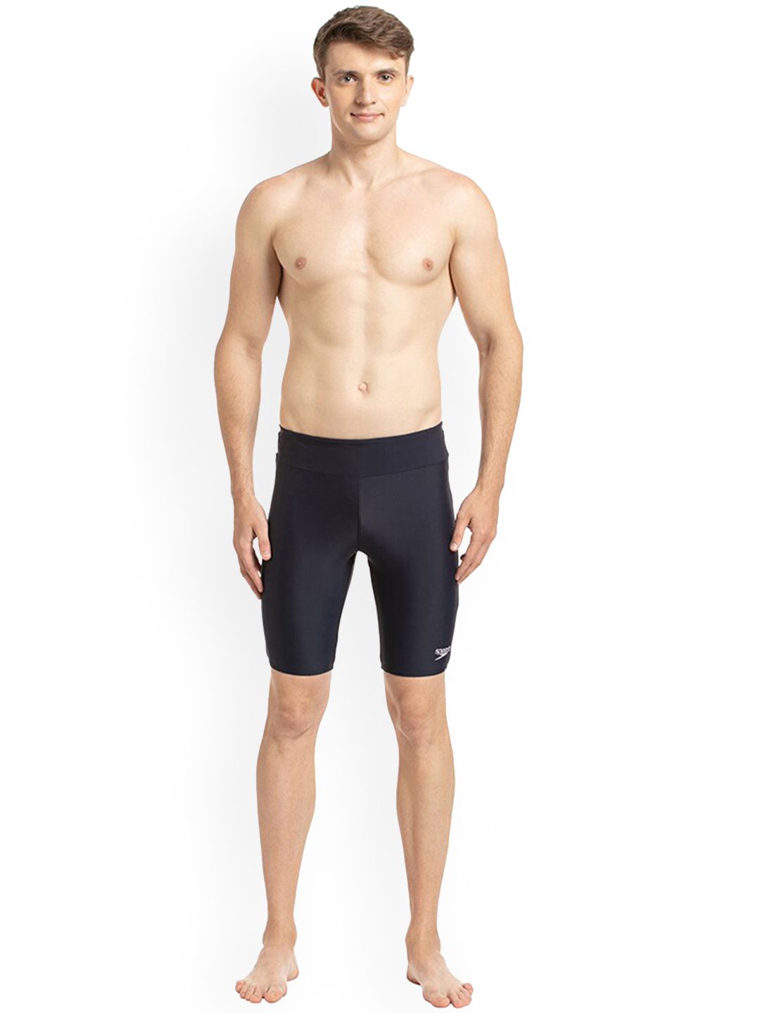 Speedo Men Navy Blue Solid Swim Bottoms-image-23