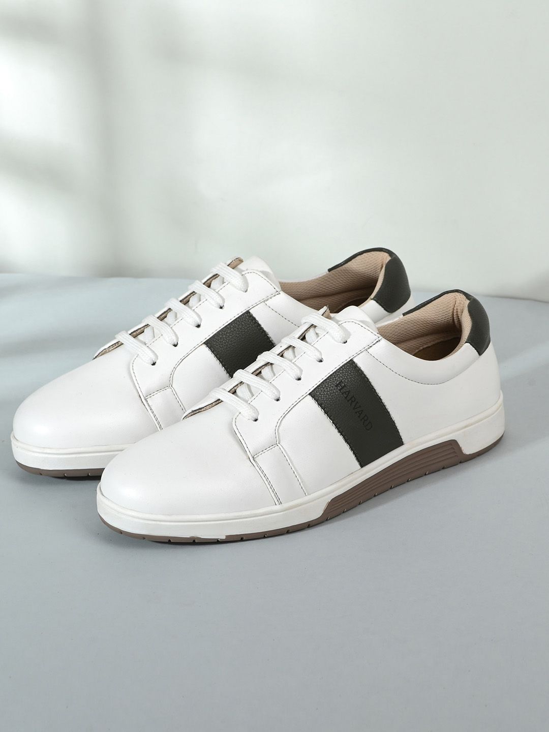 Harvard Men White Synthetic Leather Lace-Up Sneakers-picture-21