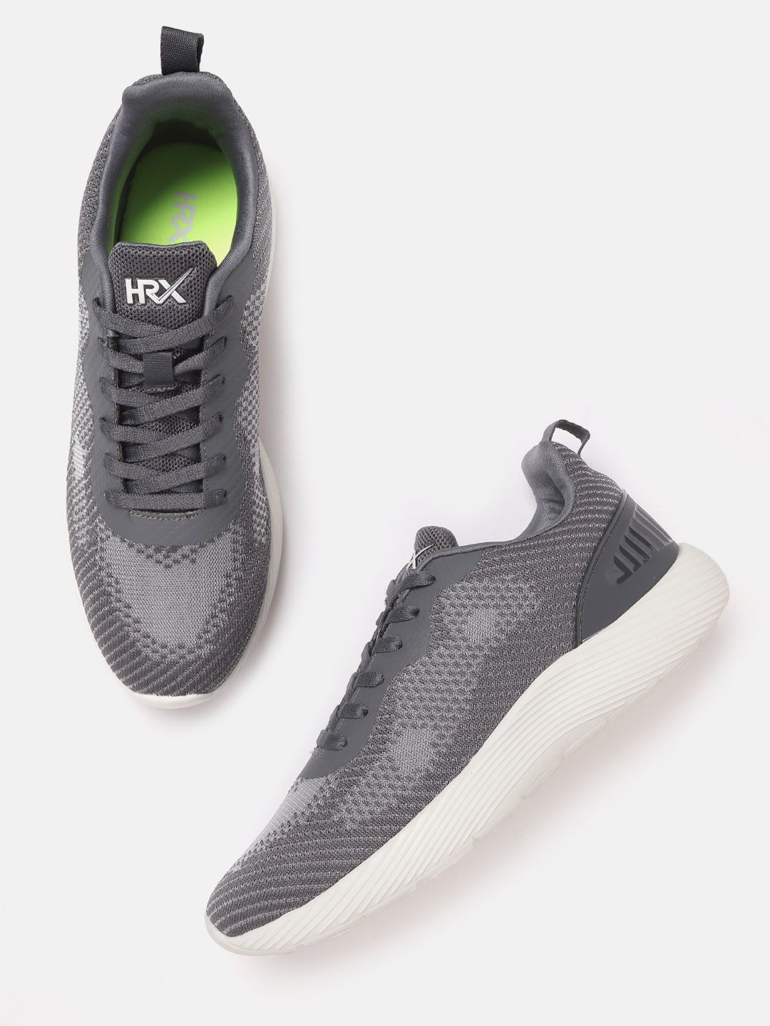 Hrx mens 2025 grey sneakers