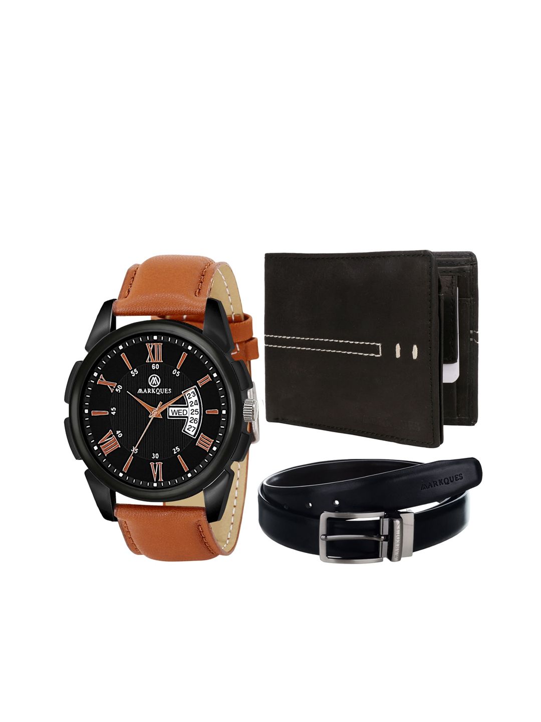MARKQUES Men Solid Accessory Gift Set-picture-23