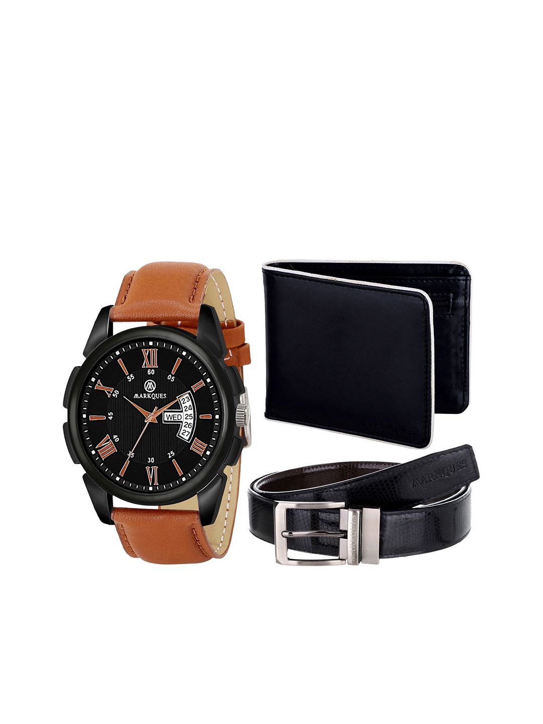 MARKQUES Men Solid Accessory Gift Set-picture-22