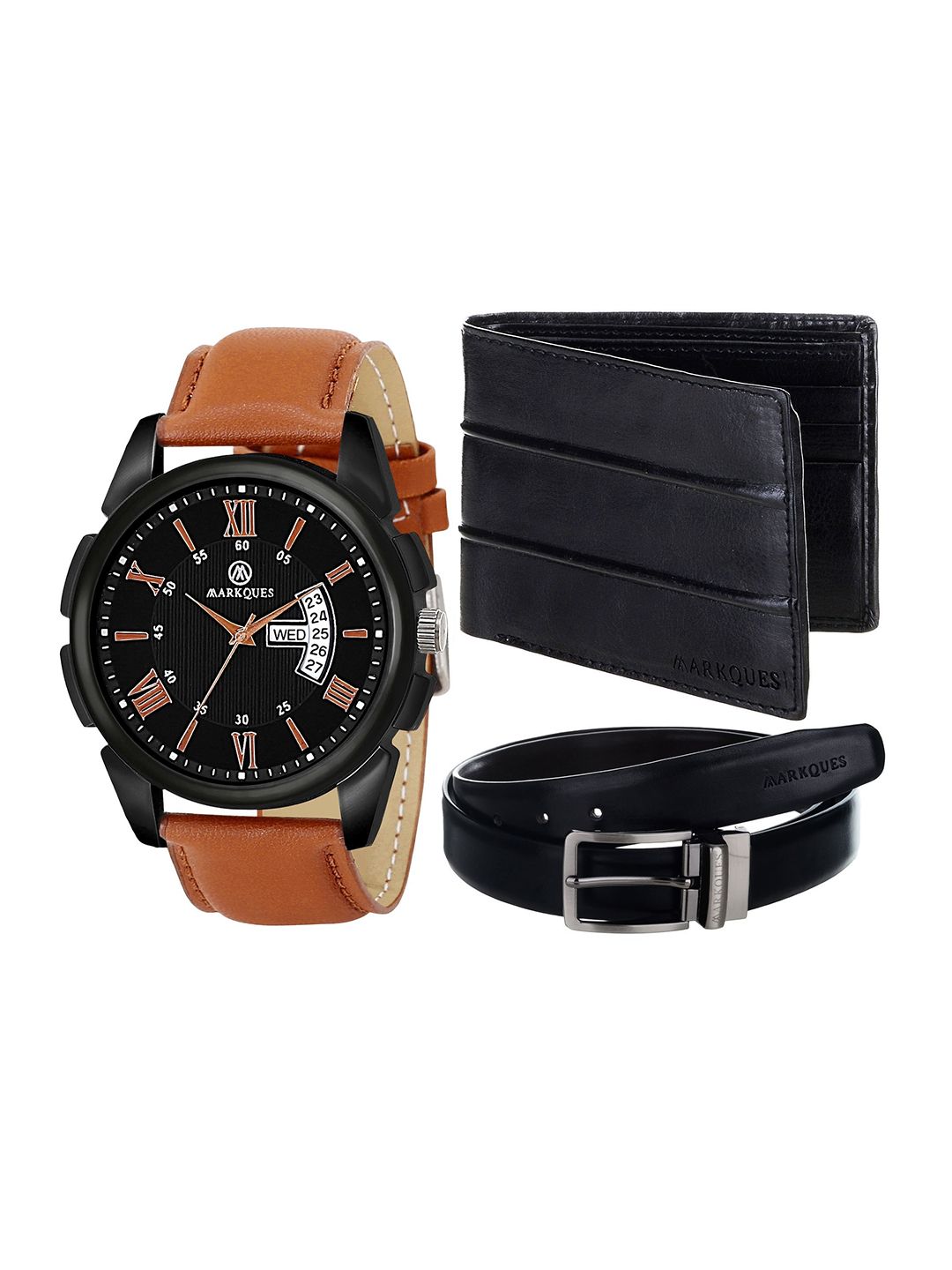 MARKQUES Men Solid Accessory Gift Set-picture-21