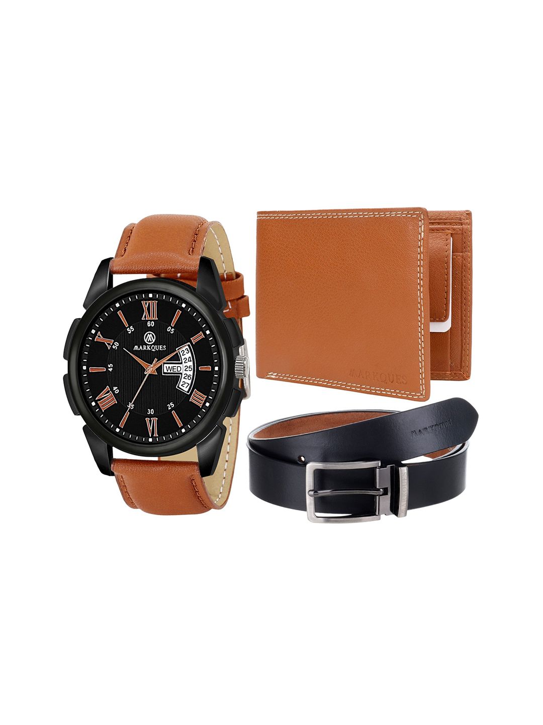 MARKQUES Men Solid Accessory Gift Set-picture-18