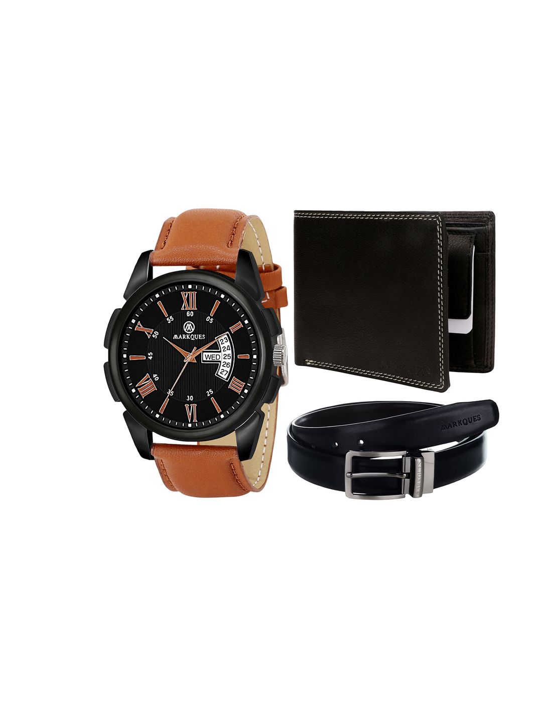 MARKQUES Men Solid Accessory Gift Set-picture-25