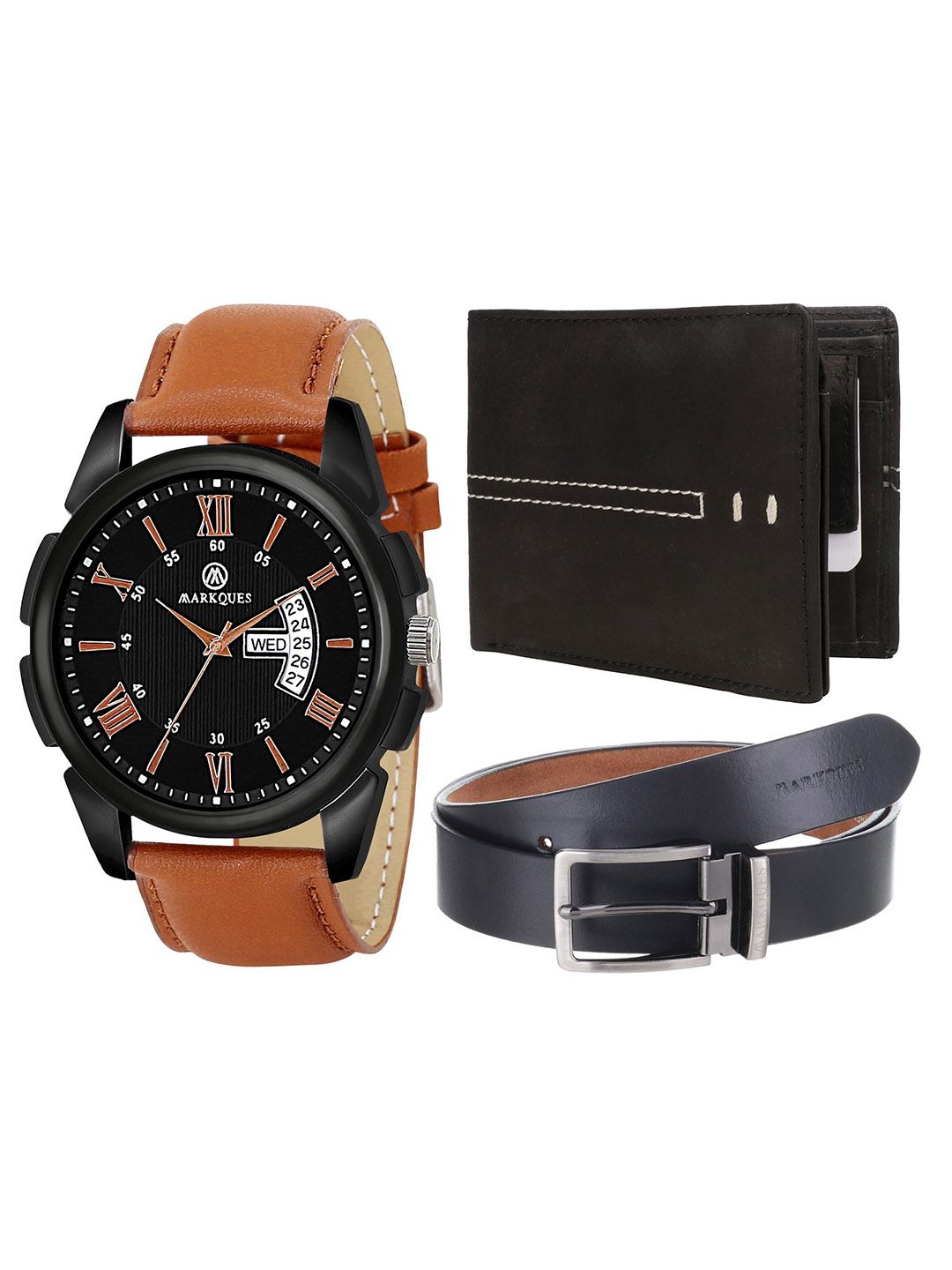 MARKQUES Men Solid Accessory Gift Set-picture-16