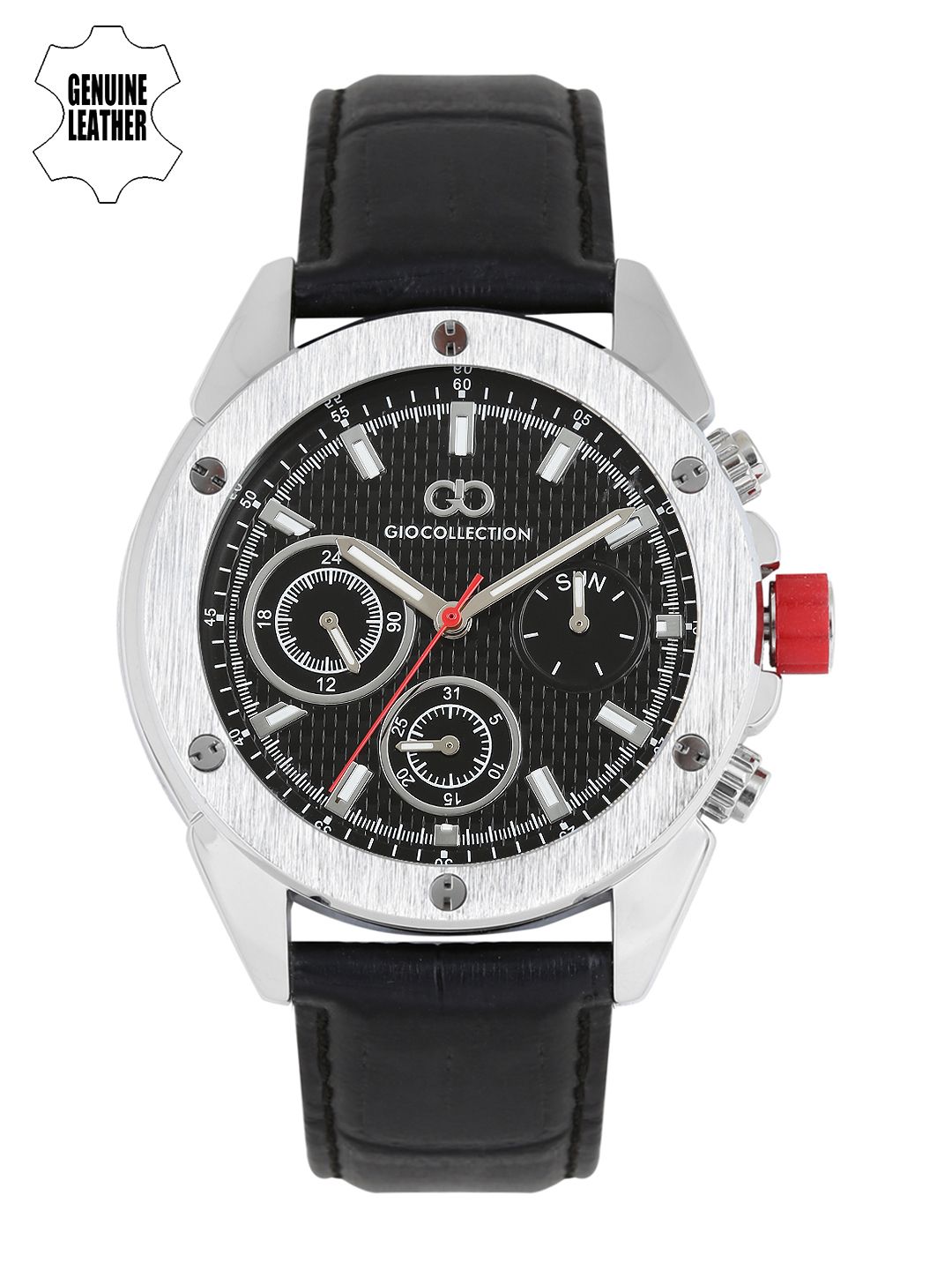 GIO COLLECTION Men Black Analogue Watch G1001-image-19