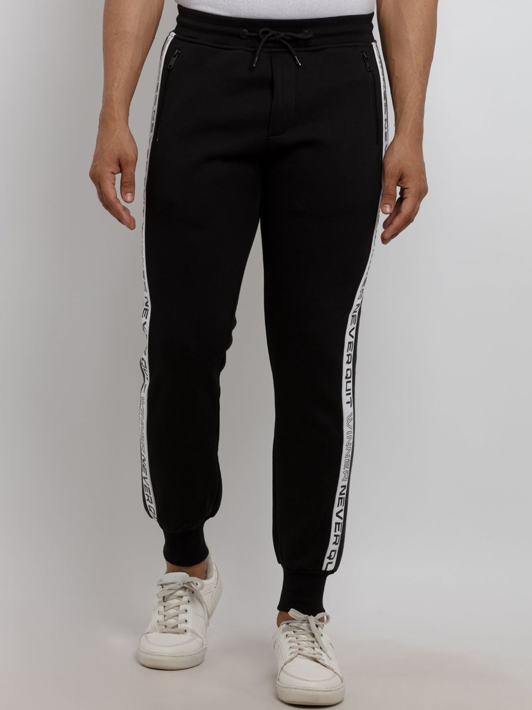 Status Quo Men Regular FitSolid Jogger-picture-27