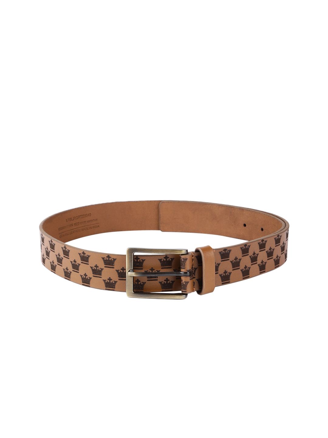Louis Philippe Men Printed Leather Belt-picture-29