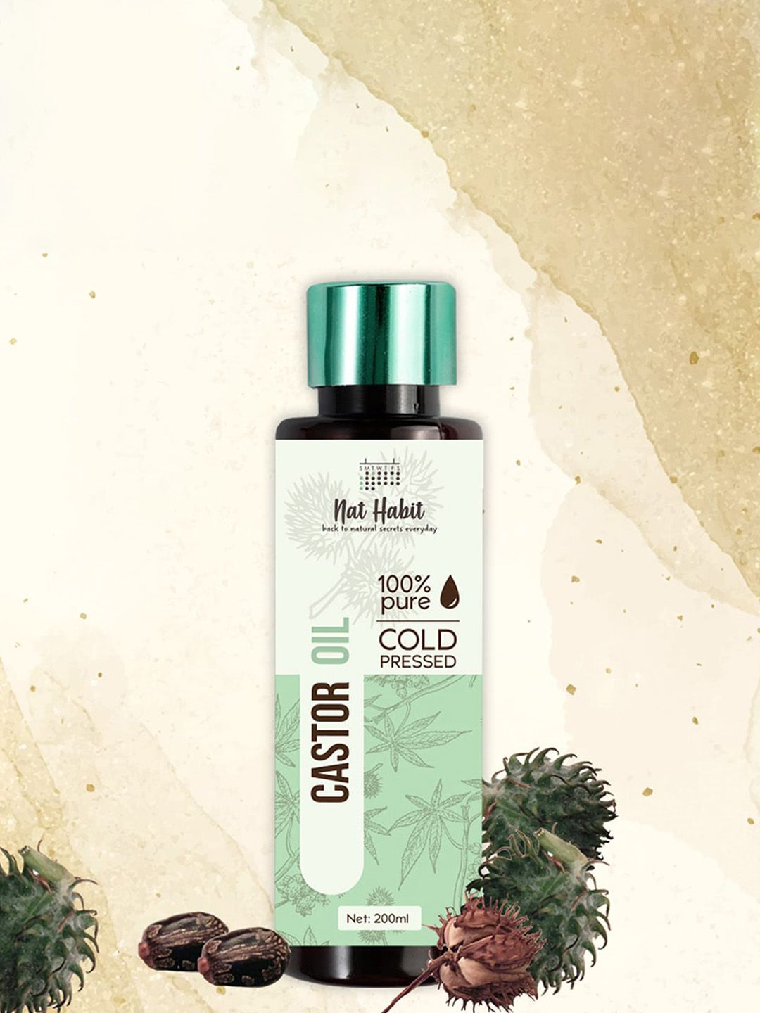 Nat Habit 100% Pure Cold Pressed Castor Body Oil for Deep Moisturization - 200 ml-picture-22