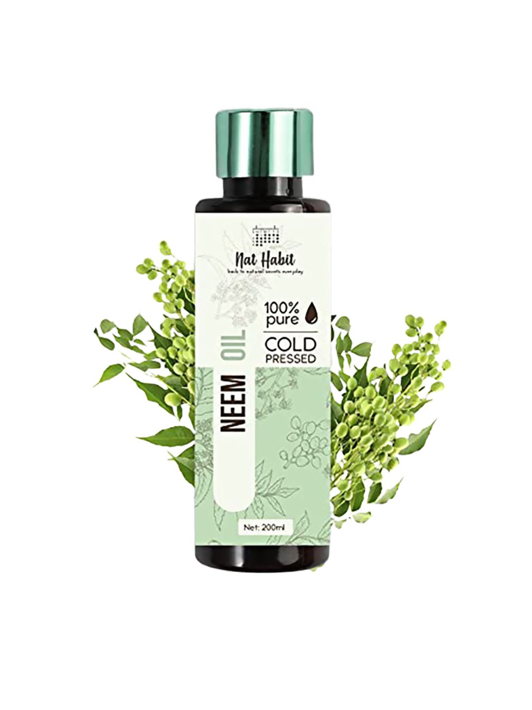 Nat Habit 100% Pure Cold Pressed Neem Oil to Treats Acne - 200 ml-picture-10