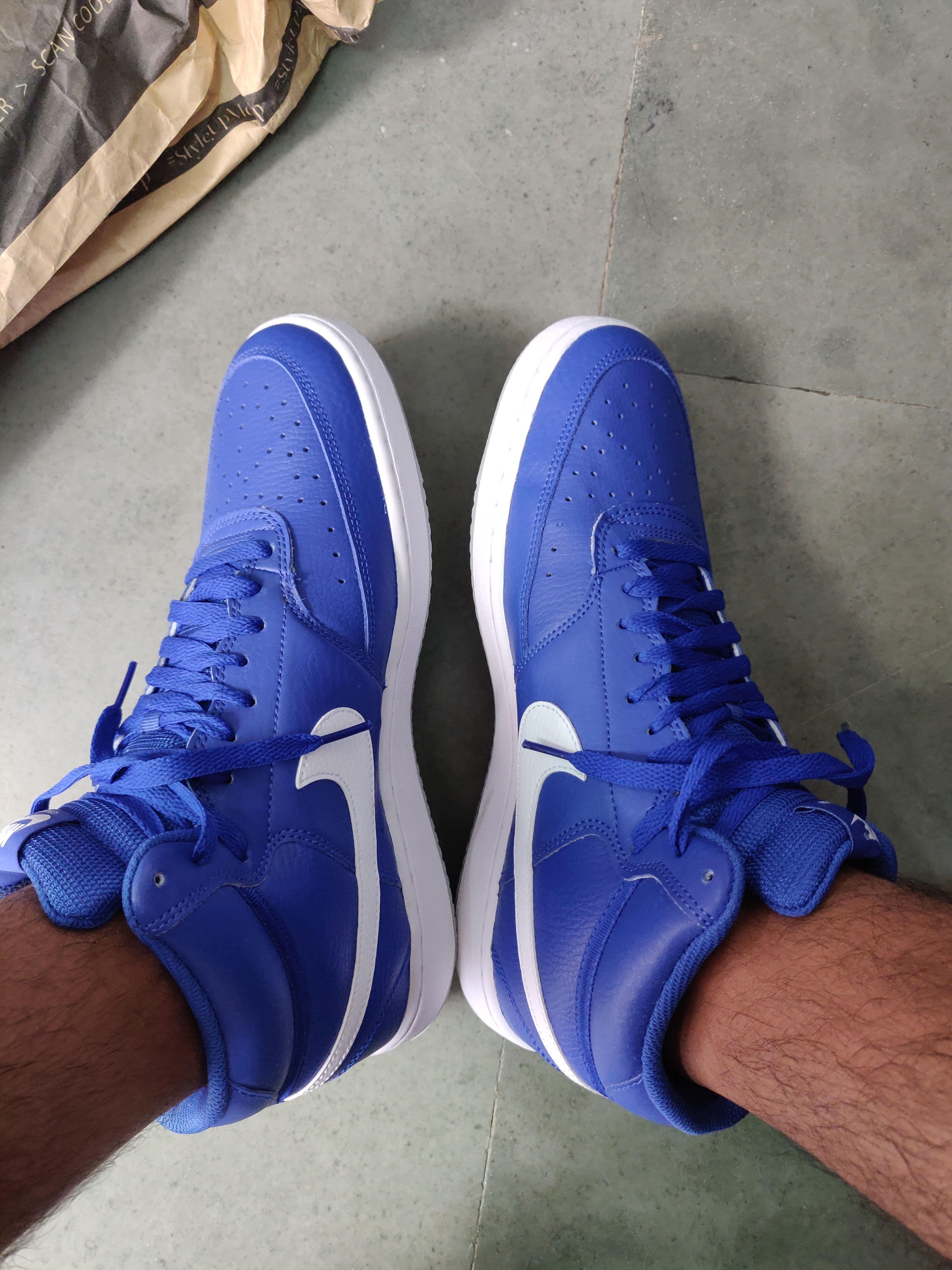 nike court vision mid hyper blue
