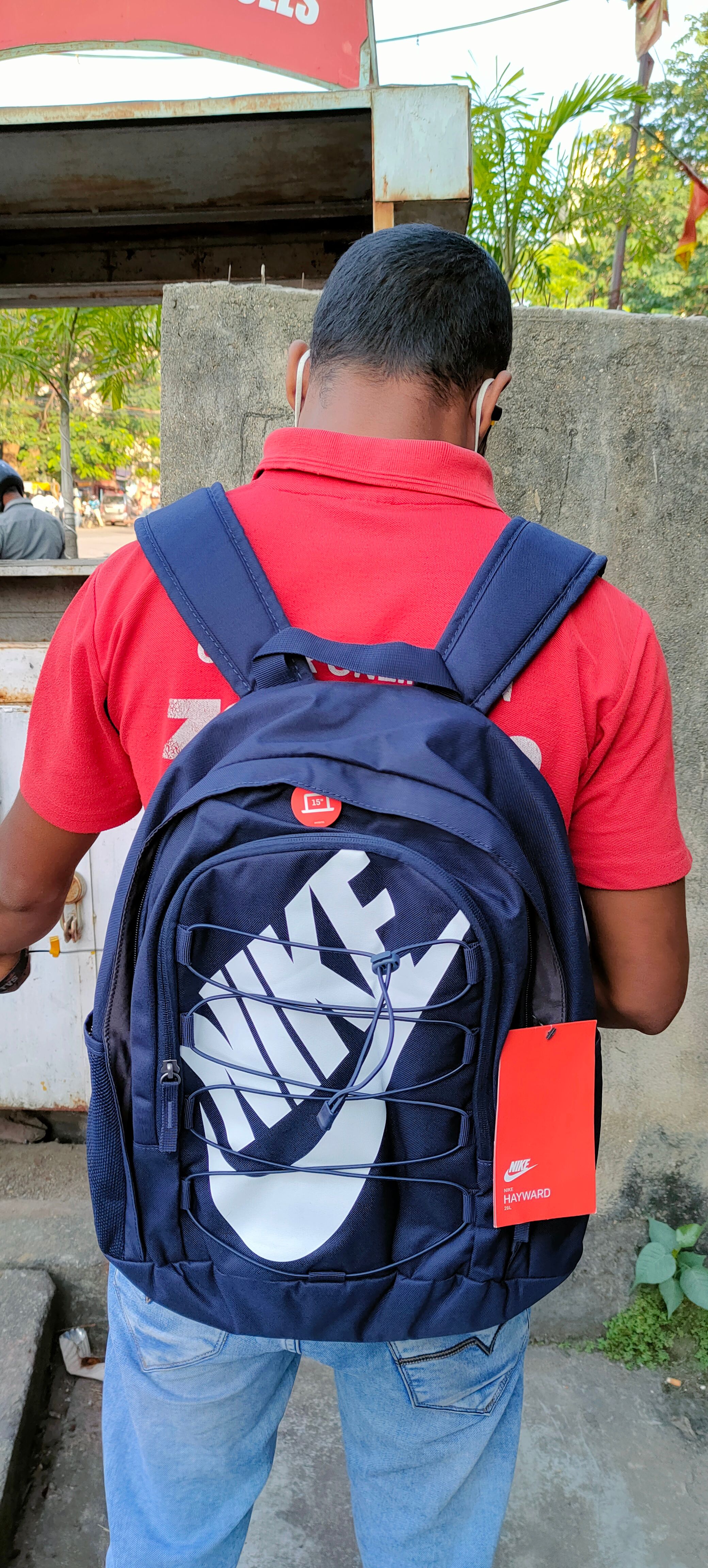 Buy Nike Unisex Navy Blue HAYWARD 2.0 Brand Logo Backpack - Backpacks for  Unisex 10316959 | Myntra