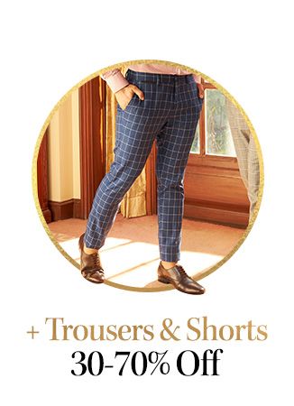 myntra.com - Up To 70% discount on Trousers and shorts