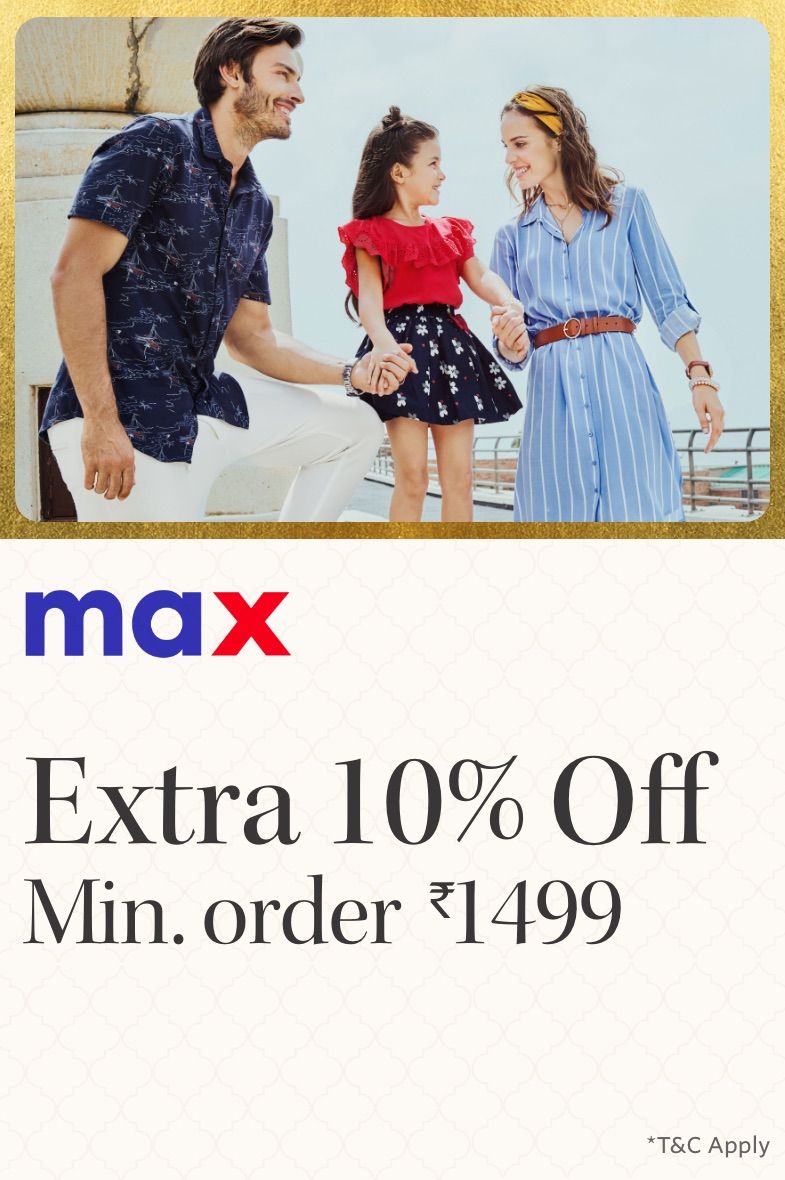 myntra.com - Avail Extra 10% OFF on Max Fashion for all
