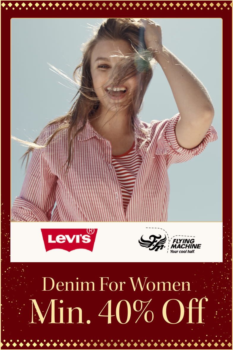 myntra.com - Get Flat 40% Discount on Denim for Women