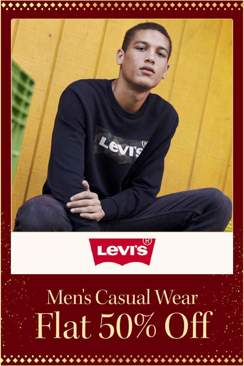 myntra.com - Avail Flat 50% OFF on Levis Men's Casual Wear