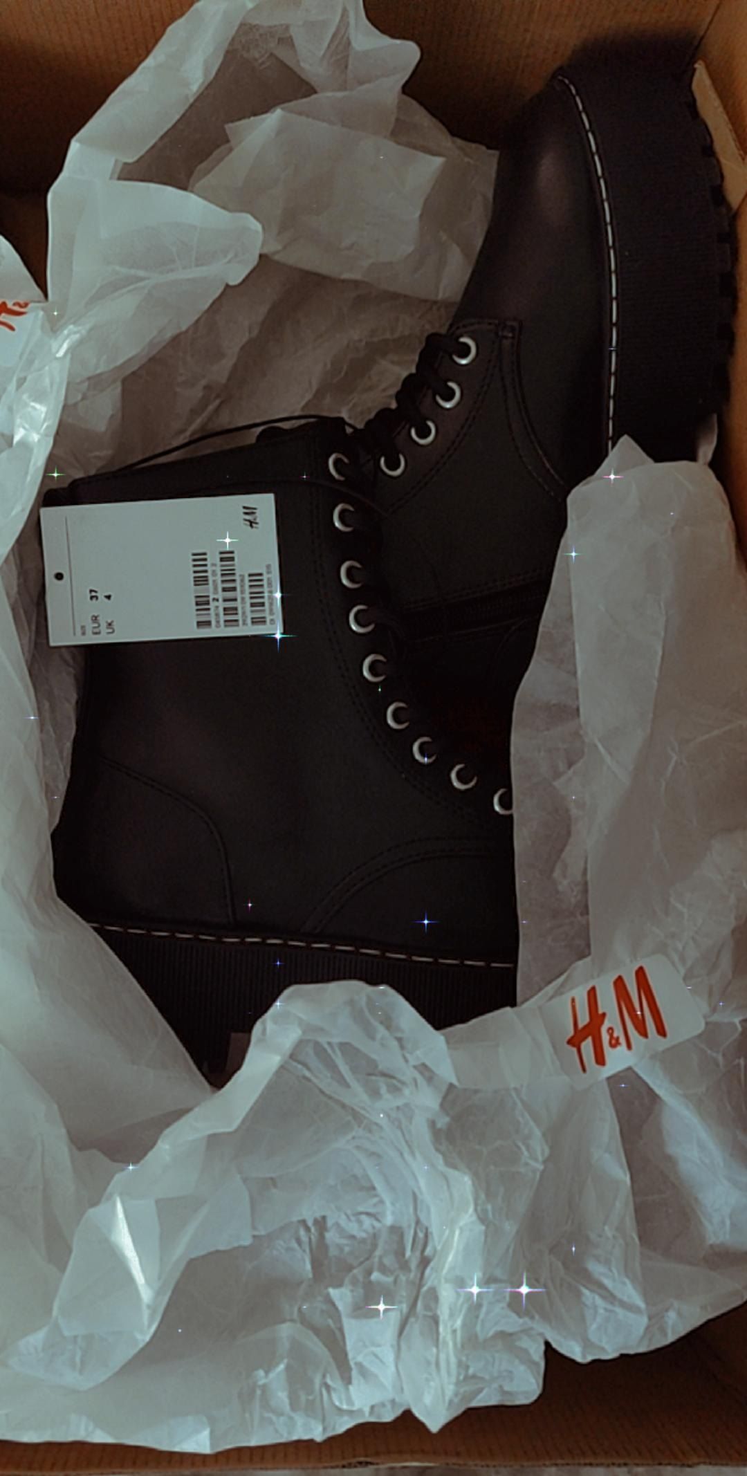 Buy H&M Women Black Solid Platform Boots Boots for Women