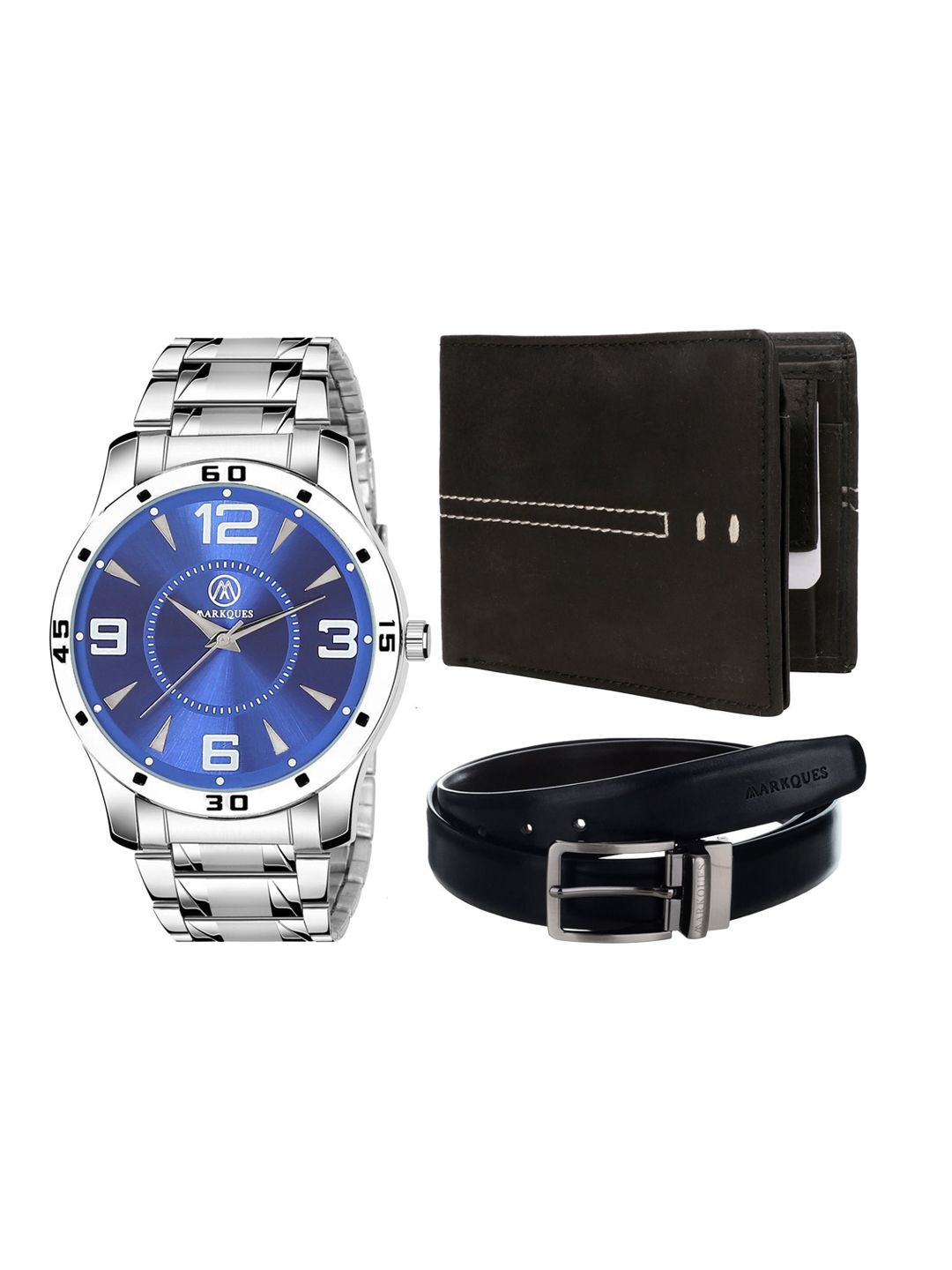 MARKQUES Men Solid Leather Accessory Gift Set-picture-31