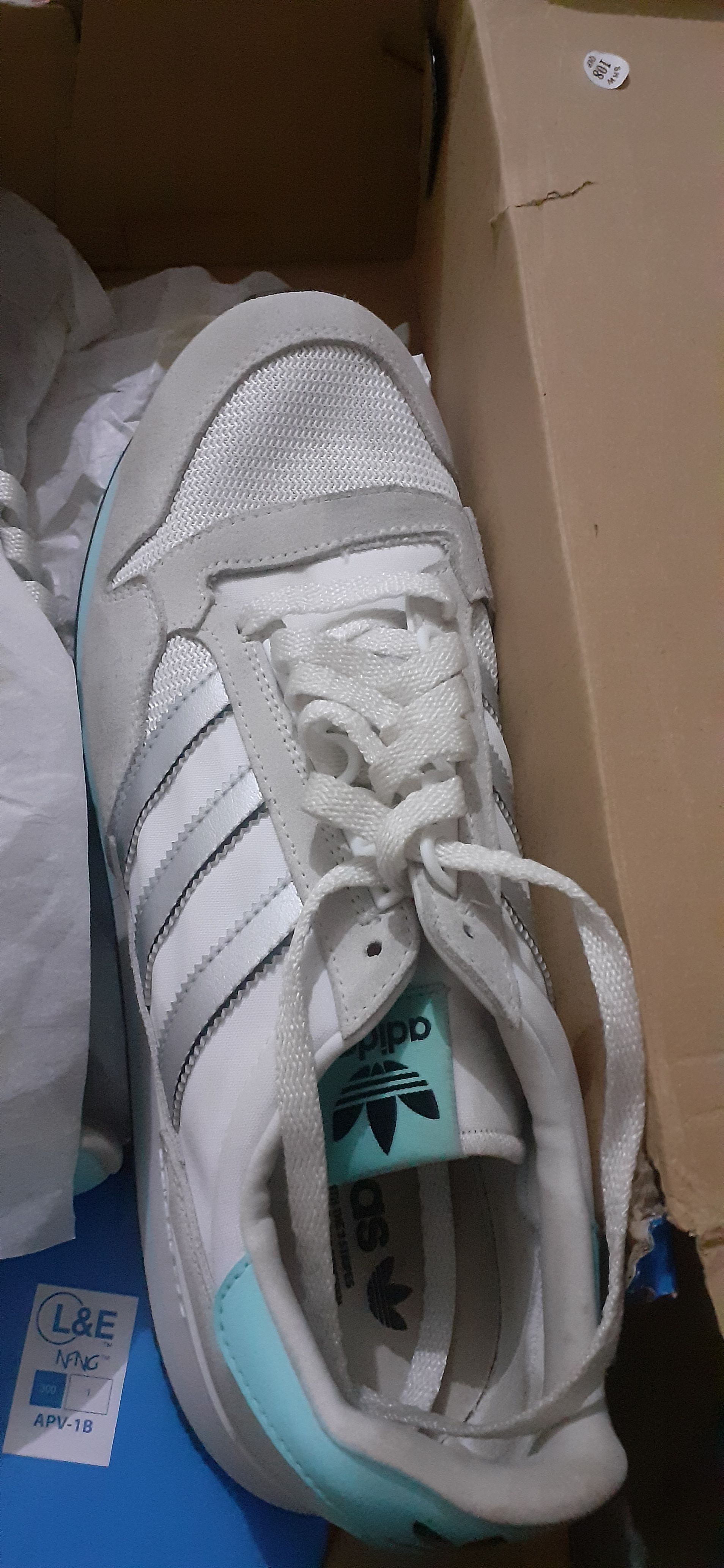 Buy ADIDAS Originals Men White Self Design ZX 500 Sneakers