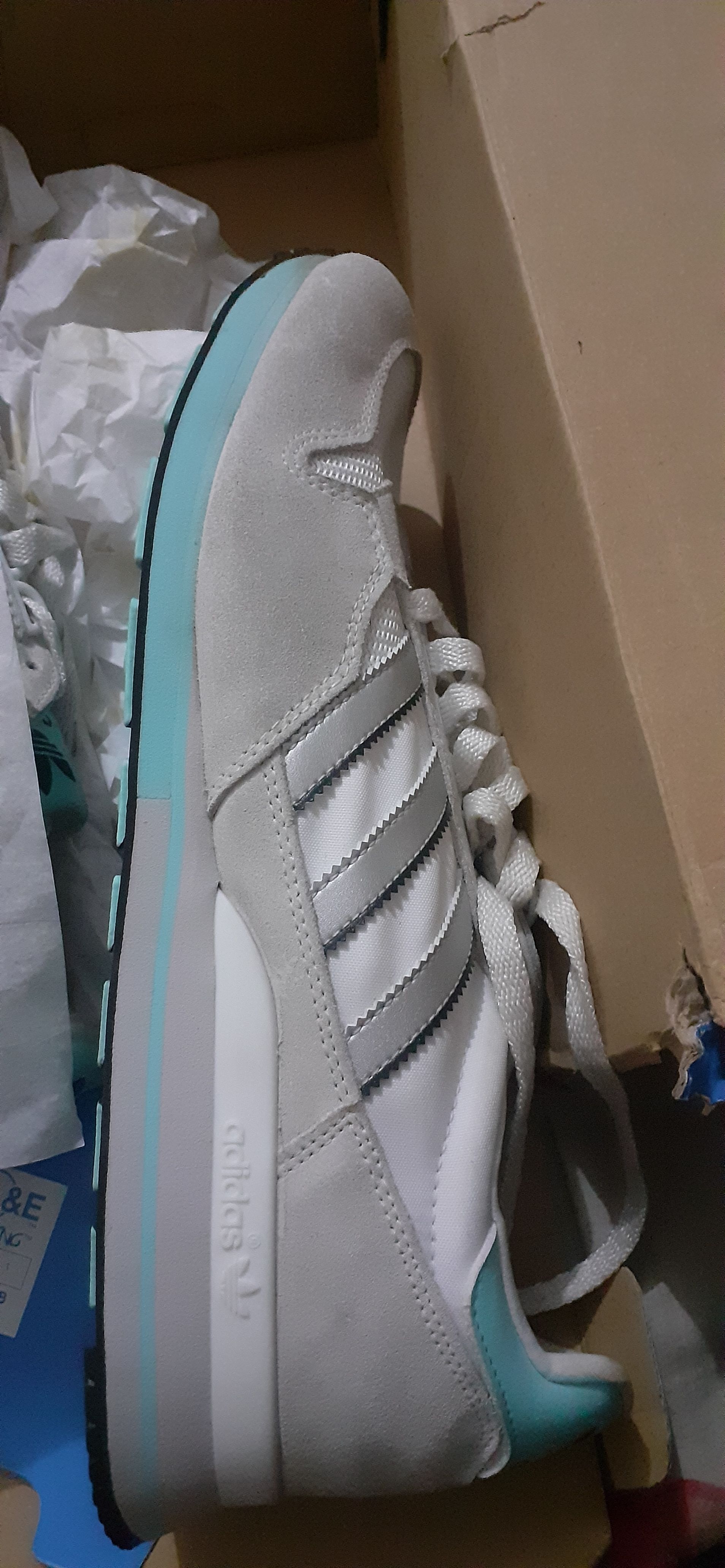 Buy ADIDAS Originals Men White Self Design ZX 500 Sneakers