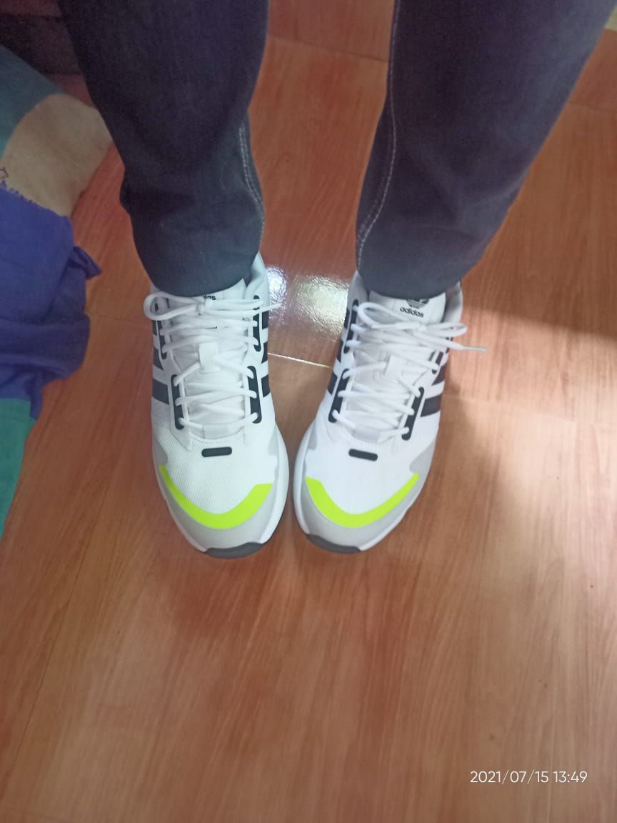 Buy ADIDAS Originals Men White & Grey Colourblocked ZX 1K Boost