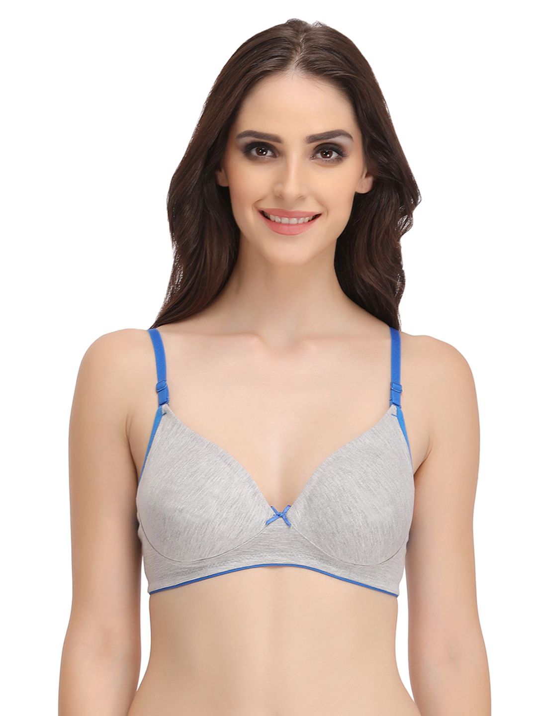 Clovia Non-Wired Double Layered with Detachable Straps T-shirt Bra BR0916P0840C-picture-52