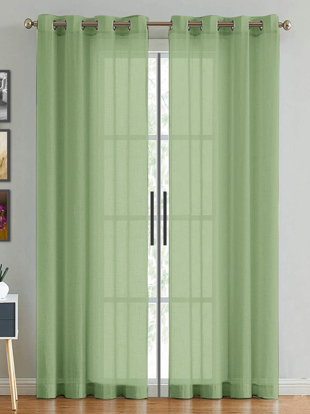 HOMEMONDE Sheer Door Curtain-image-7