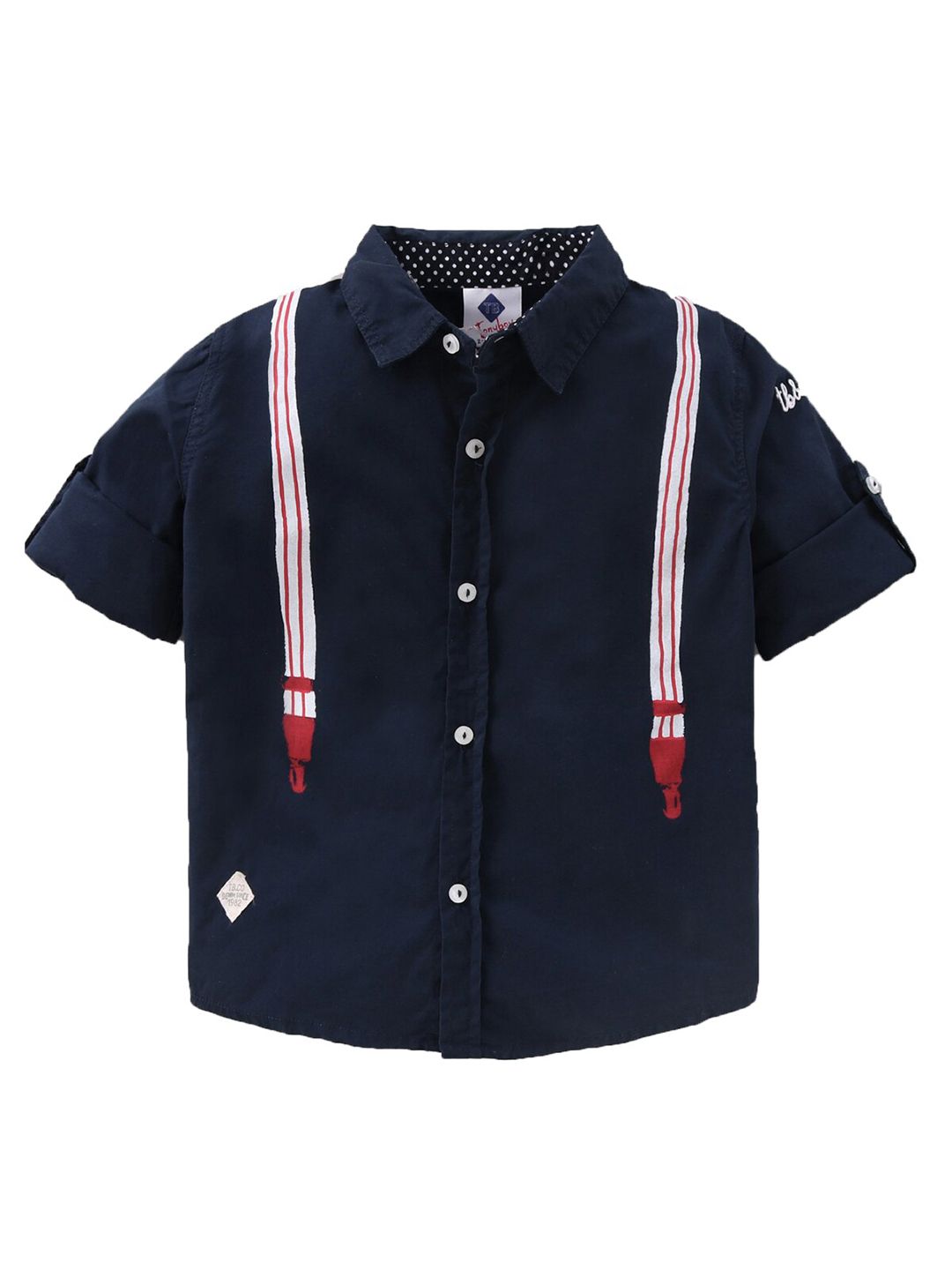 TONYBOY Boys Navy Blue Premium Casual Shirt-picture-31