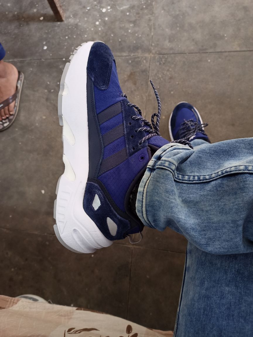 Buy ADIDAS Originals Men Blue Woven Design ZX 22 Boost Sneakers