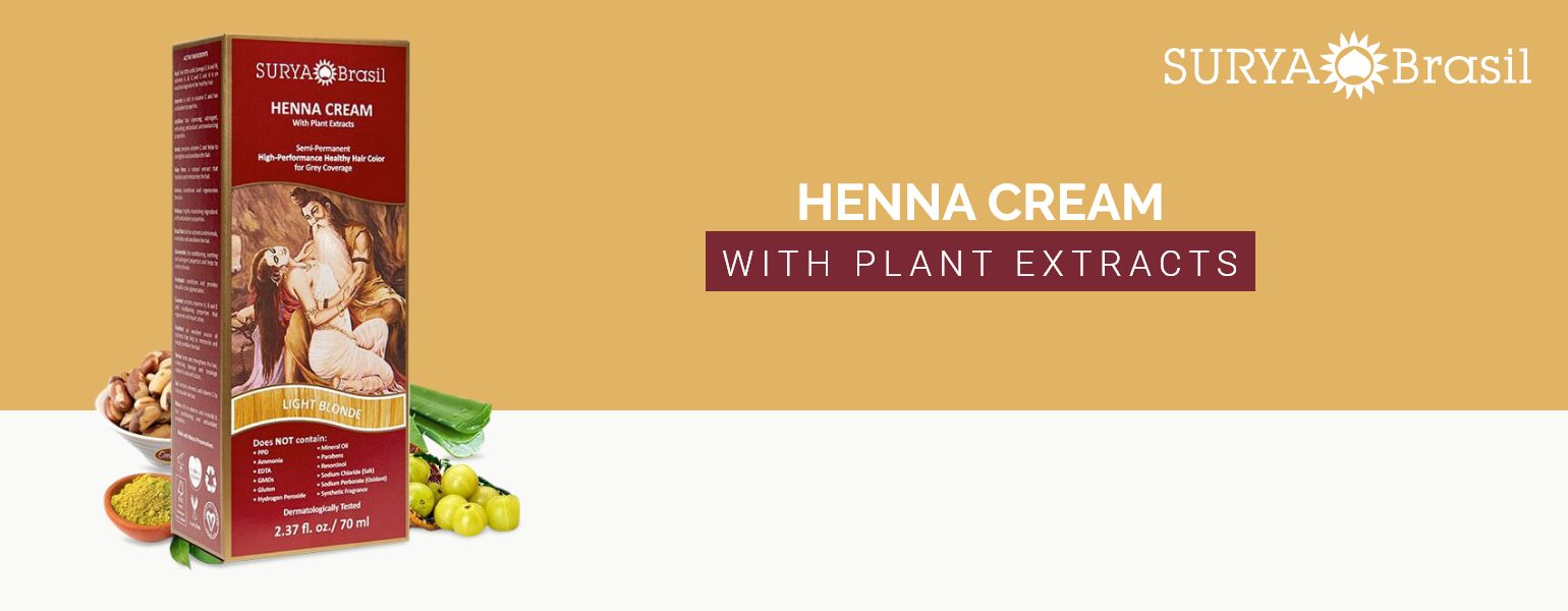 Buy SURYA Brasil Henna Cream Semi-Permanent Hair Color with Plant