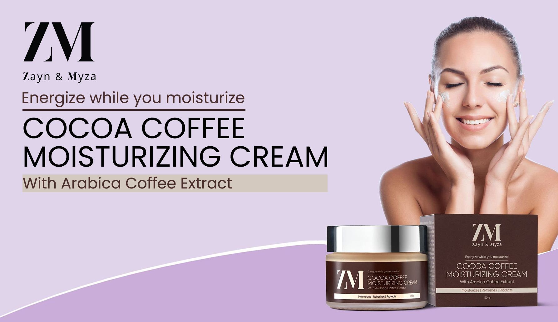 Buy ZM Zayn & Myza Cocoa Coffee Moisturizing Cream 50 g - Skin