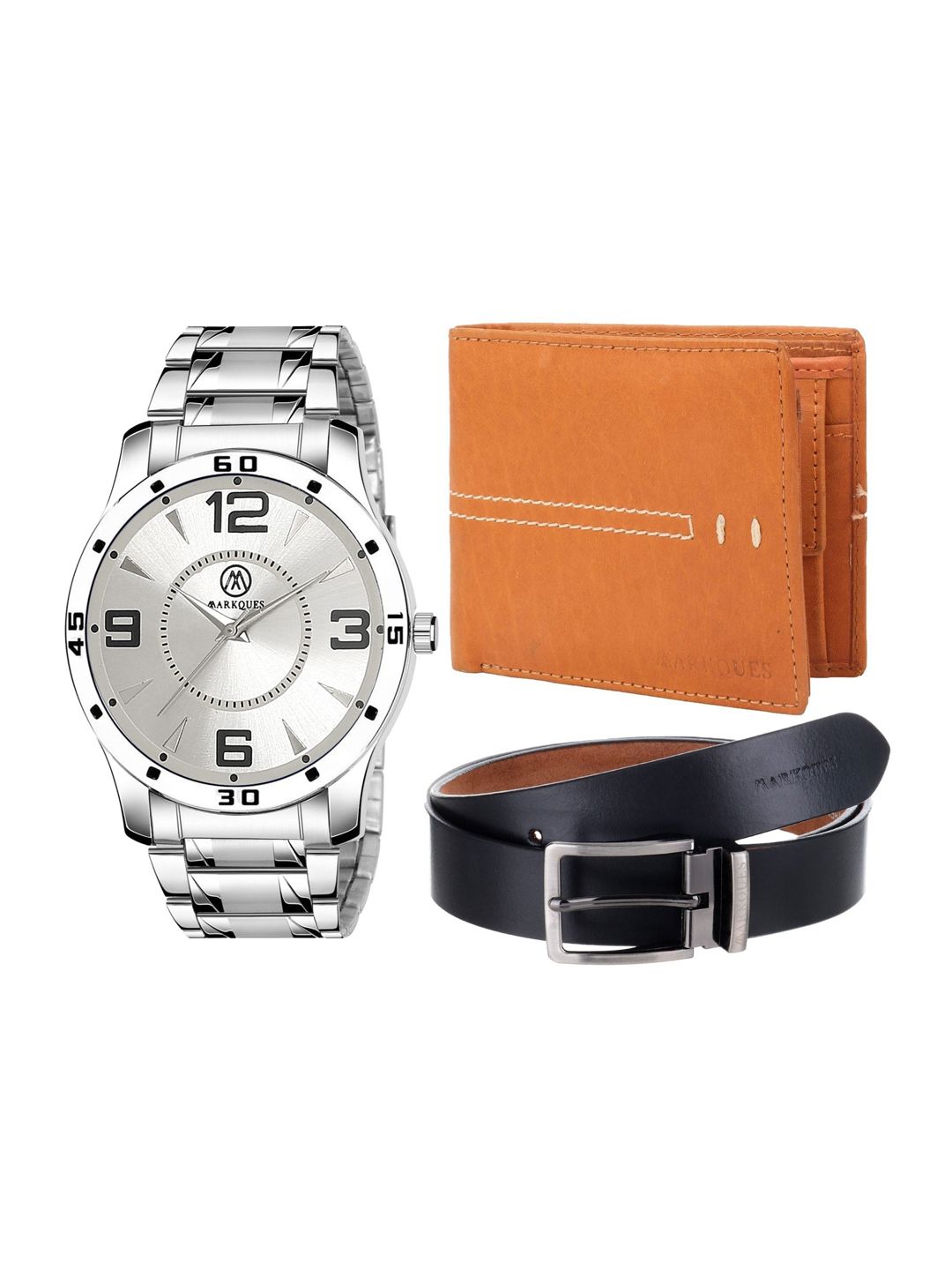 MARKQUES Men Solid Accessory Gift Set-picture-22