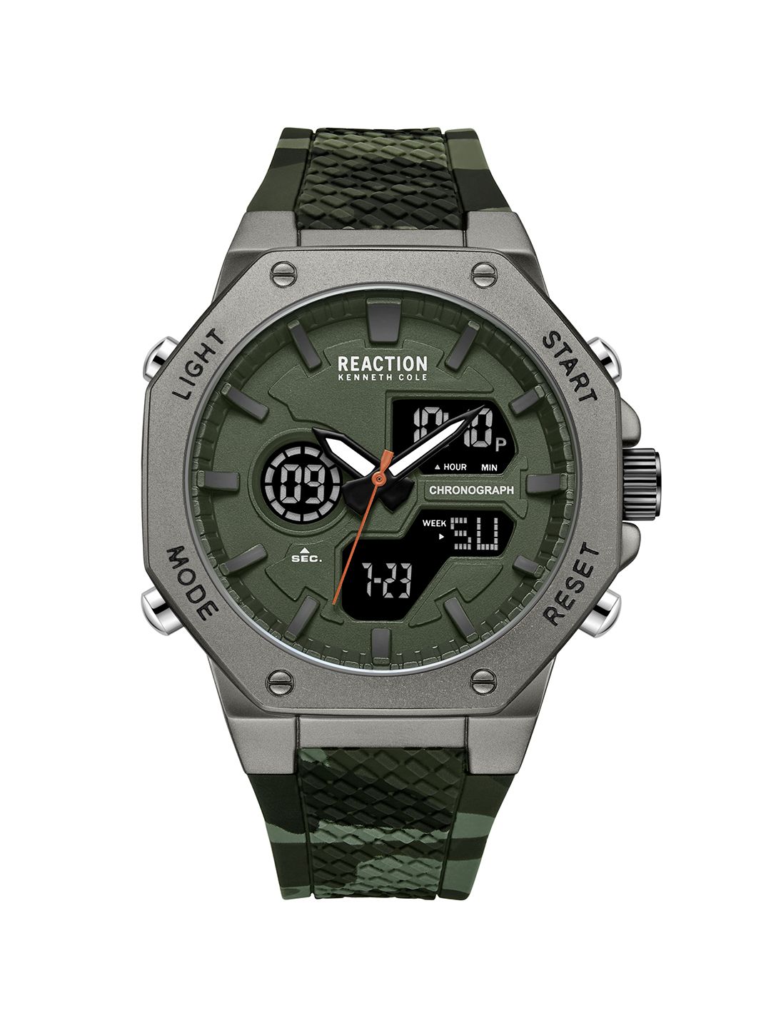 REACTION KENNETH COLE Men Analogue and Digital Strap Watch KRWGP9005701-picture-10