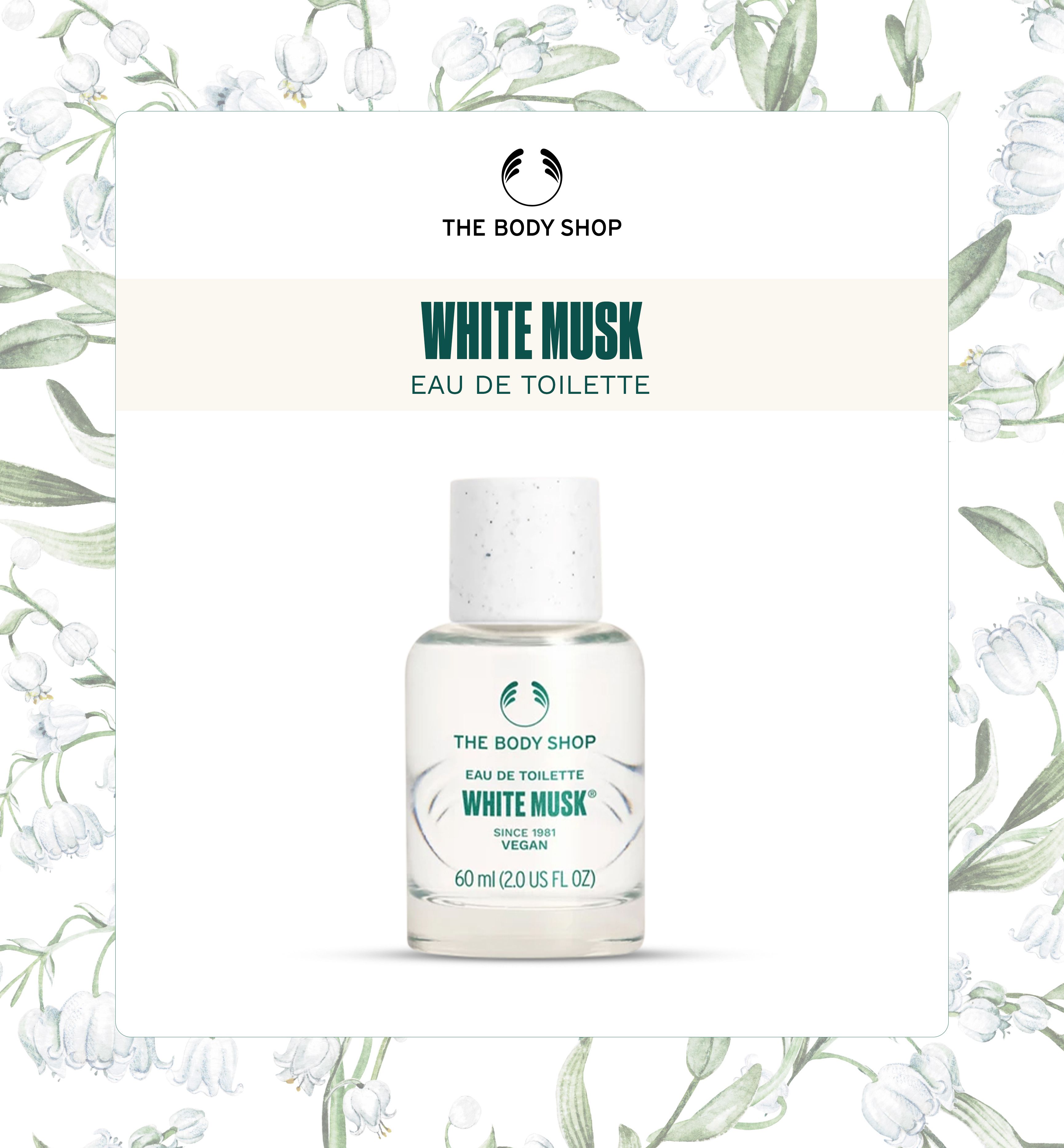 Buy THE BODY SHOP White Musk Sustainable Eau De Toilette 60ml