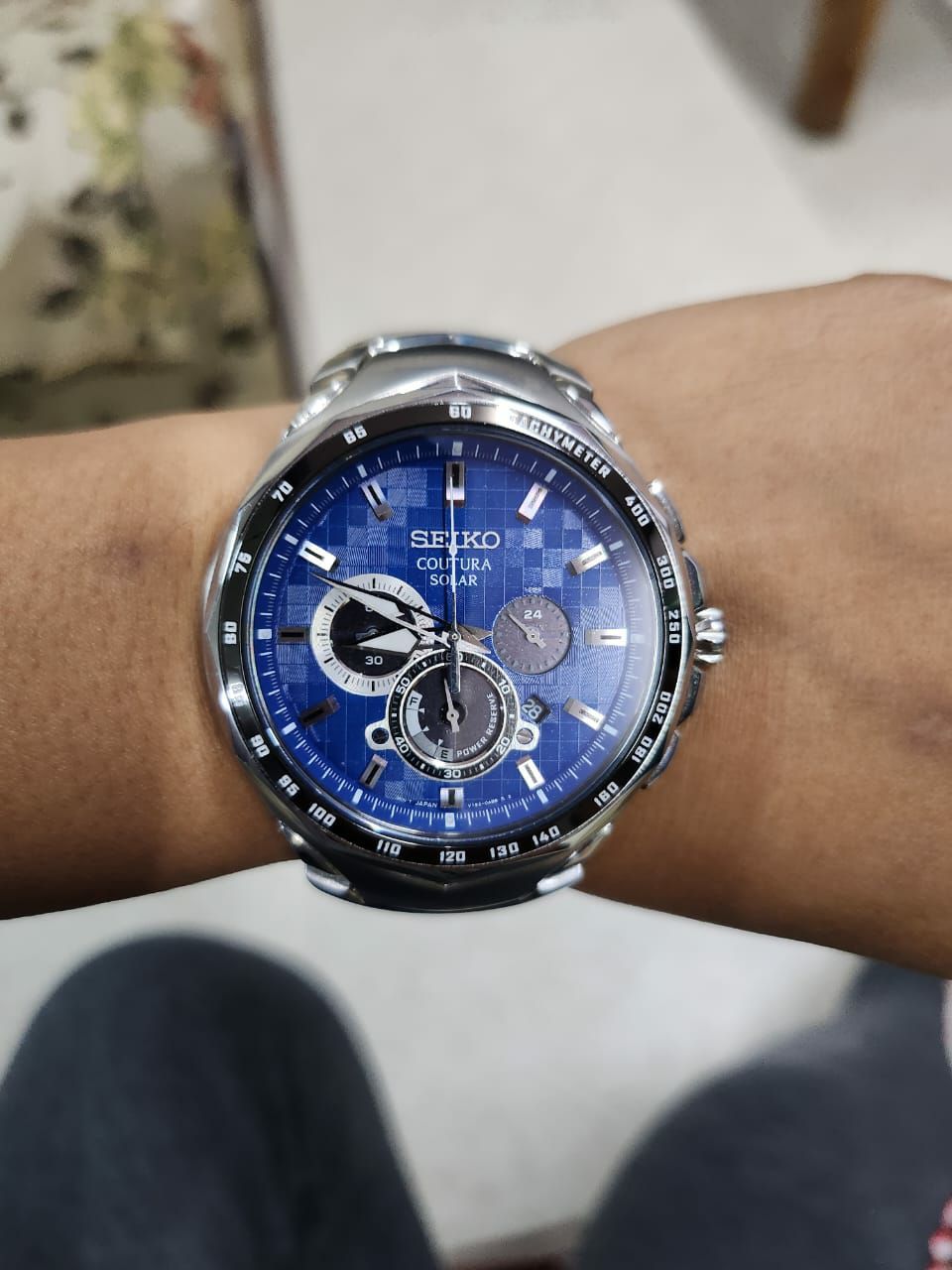 ソラジロー Buy SEIKO Coutura Men Navy Blue Analogue watch SSC749P1 - Watches