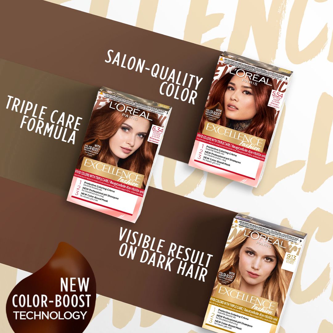 Buy LOreal Paris Excellence Fashion Hair Color - Intense Warm