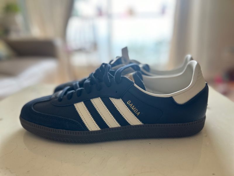 Buy ADIDAS Originals Men Striped Detail Leather SAMBA OG Sneakers