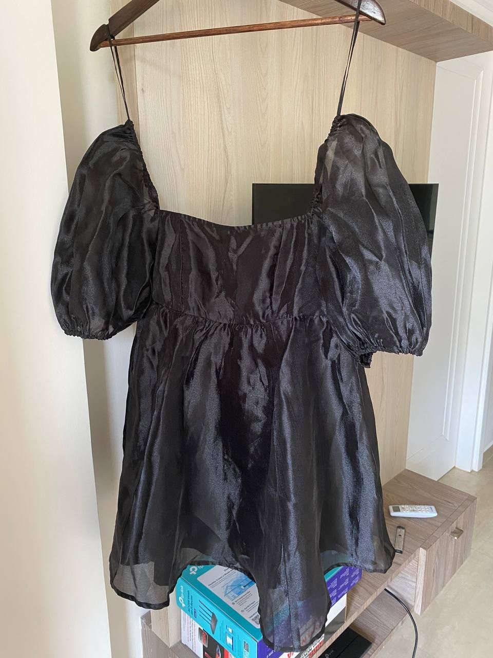 h&m black babydoll dress Coperni Spiral Cotton Mini Dress