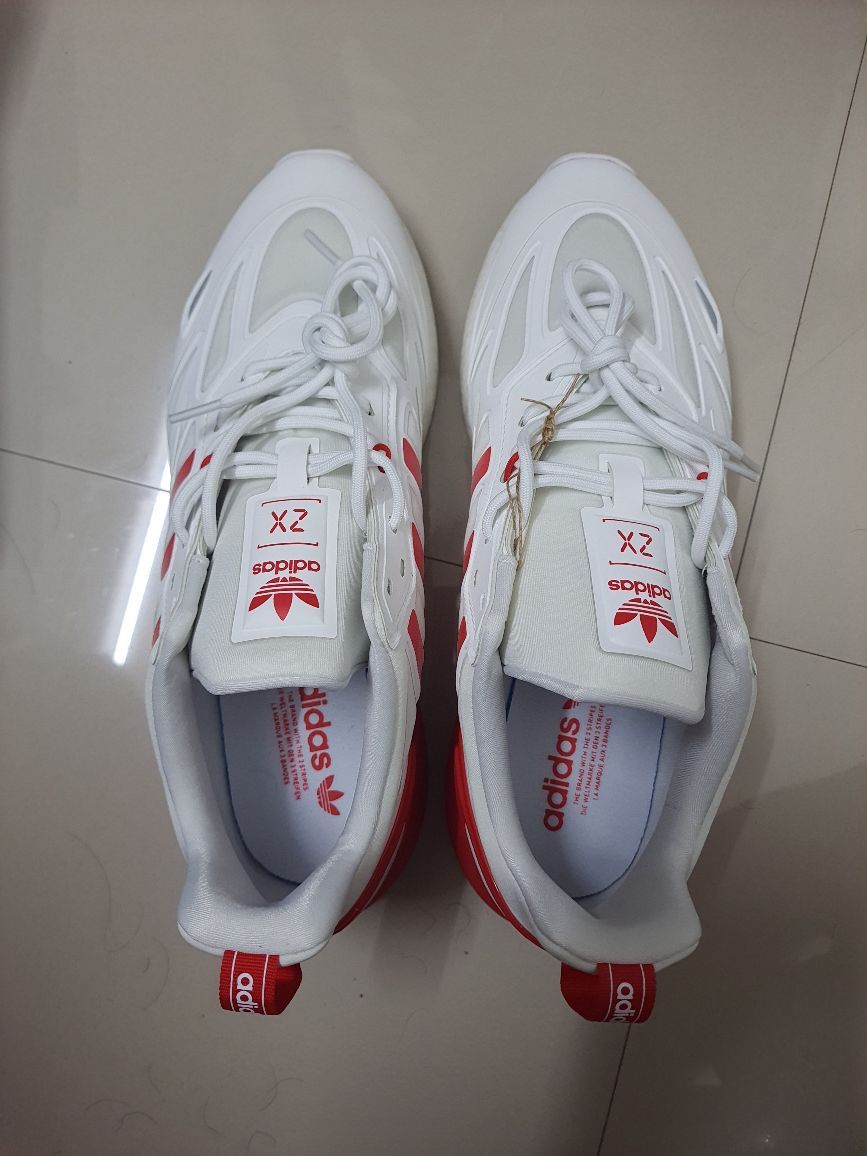 Buy ADIDAS Originals Men White & Red Colourblocked ZX 2K Boost 2.0