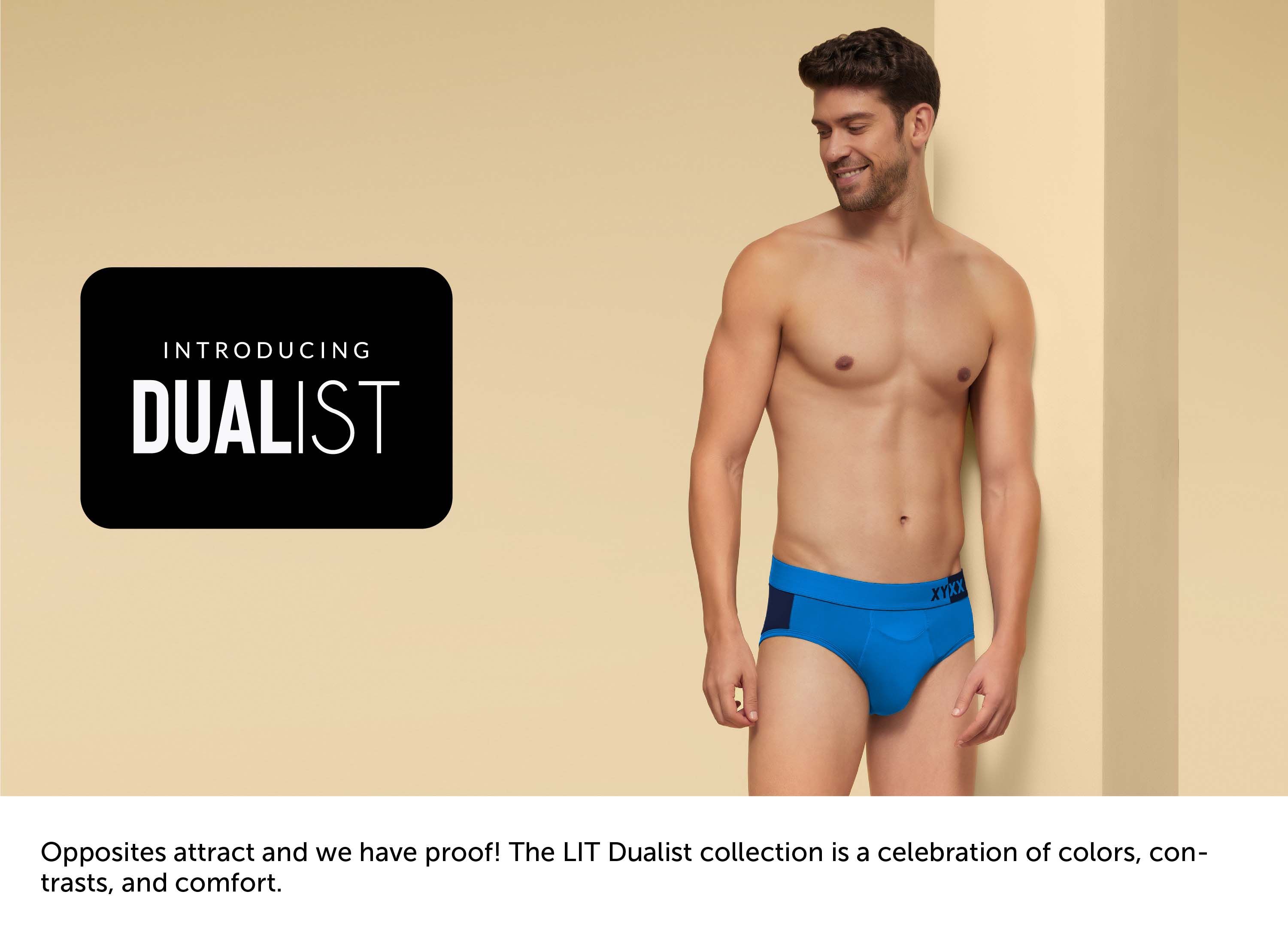 Buy XYXX Men IntelliSoft Antimicrobial Micro Modal Dualist Briefs