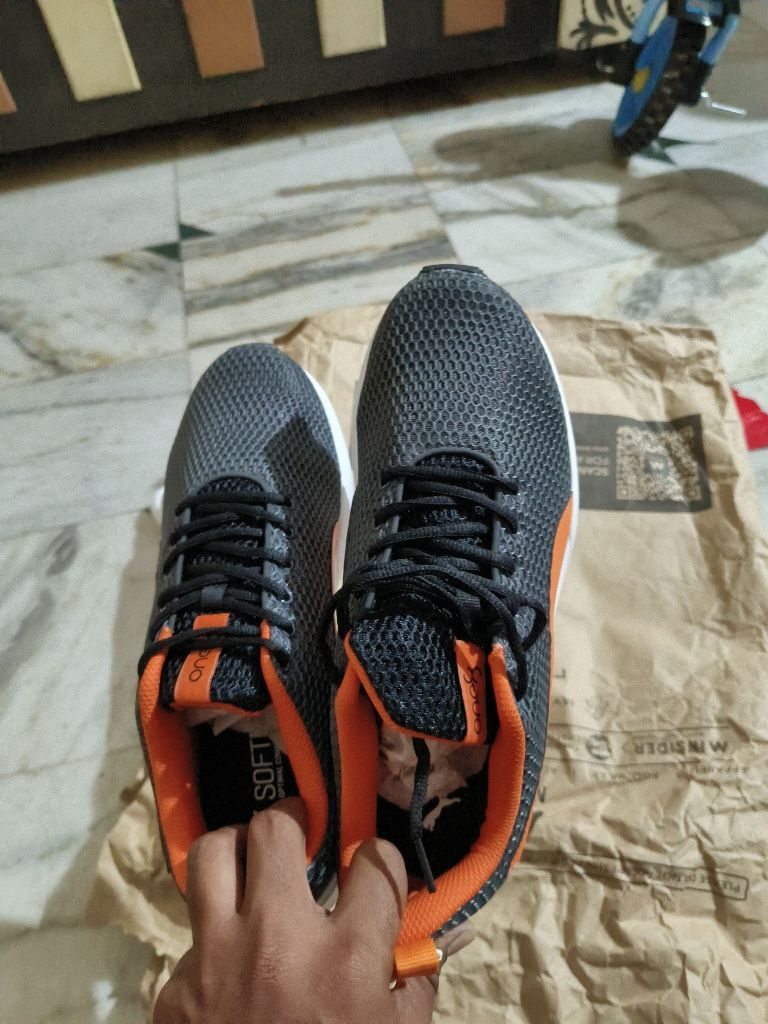Buy one8 x PUMA Men Grey Orange Virat Kohli Ace Sneakers